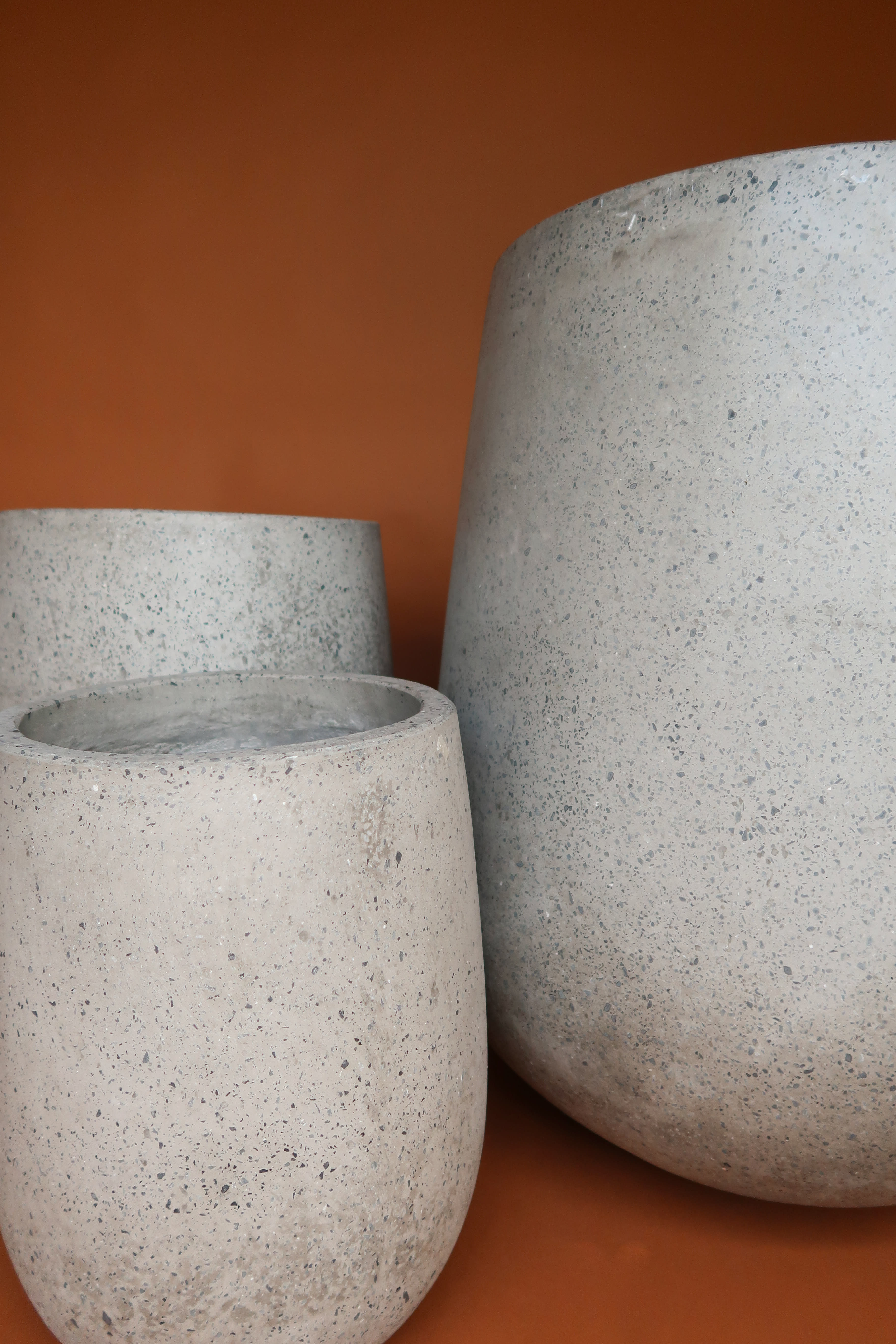 Modern Gray Cement Planter in Miami, FL Avant Gardens