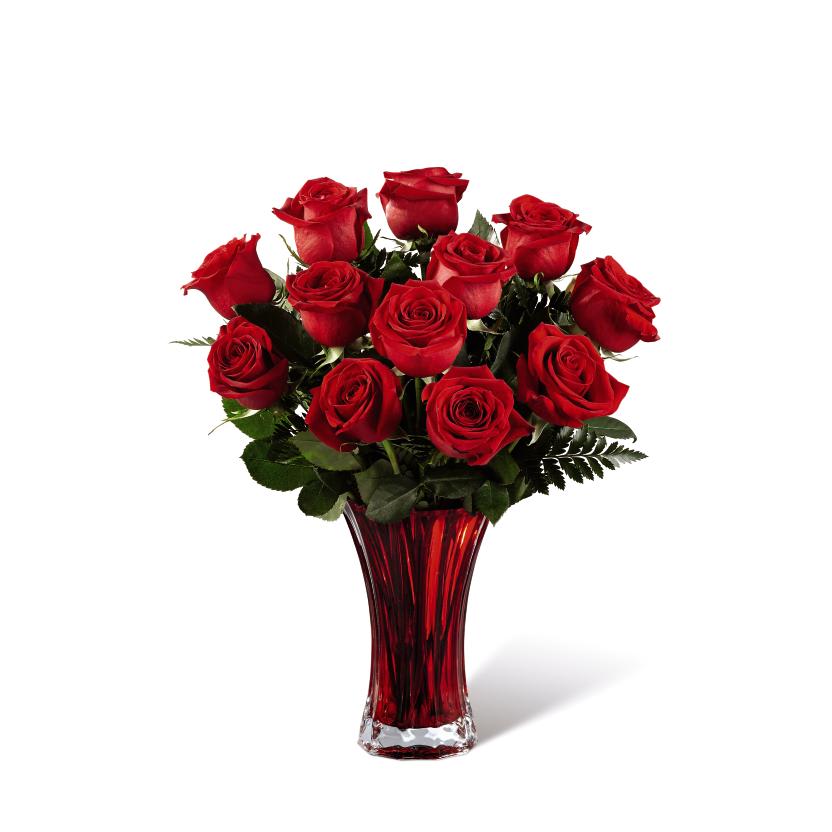 The Ftd In Love With Red Roses In Phoenix Az Lush Bouquet Flowers Downtown Phx