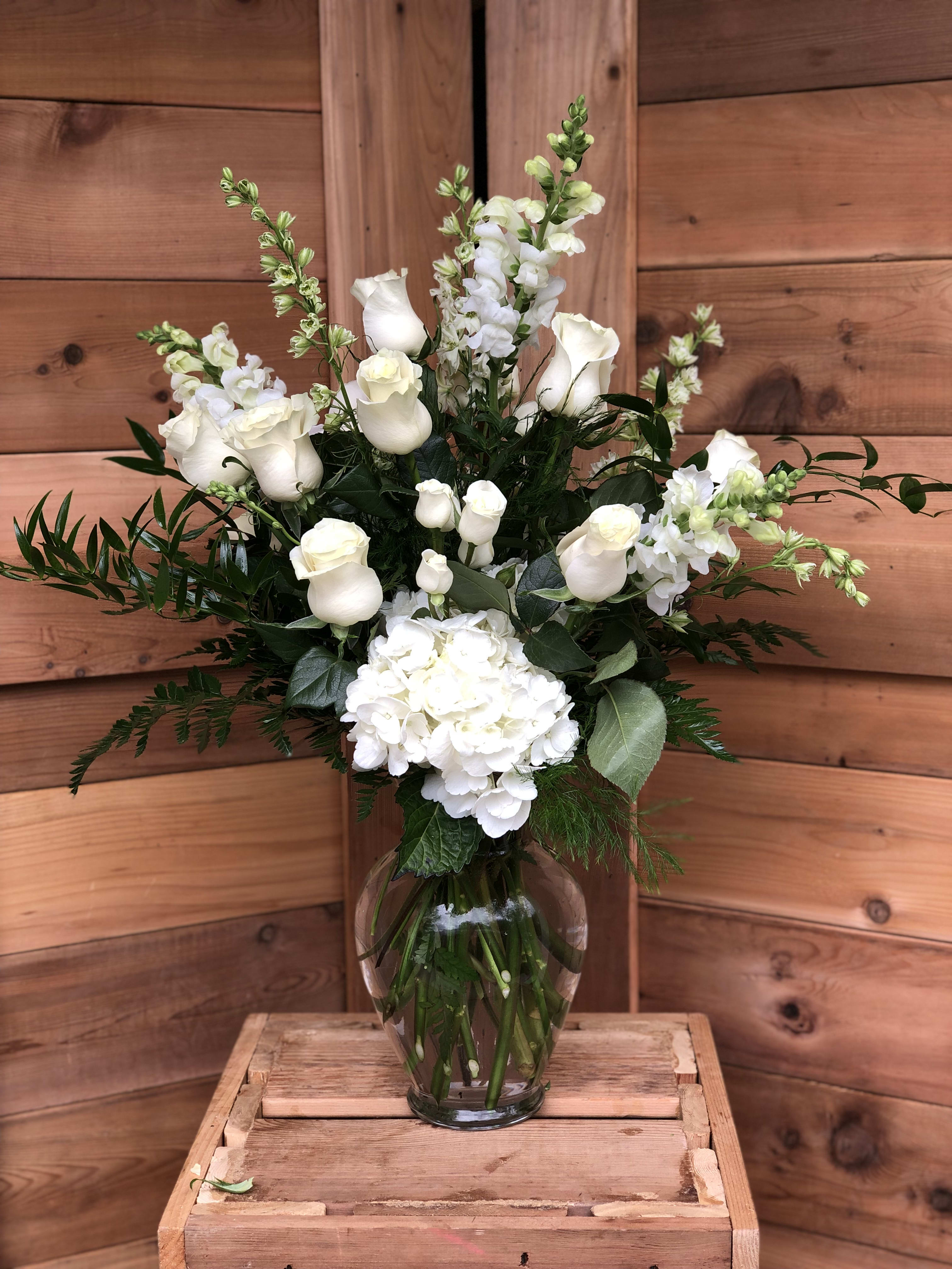 All White Vase Arrangement By Gateway Florist In La Plata Md Gateway Florist Flower arrangements for weddings, flower arrangements images, flower arrangements near flowers and gardens. all white vase arrangement by gateway florist in la plata md gateway florist
