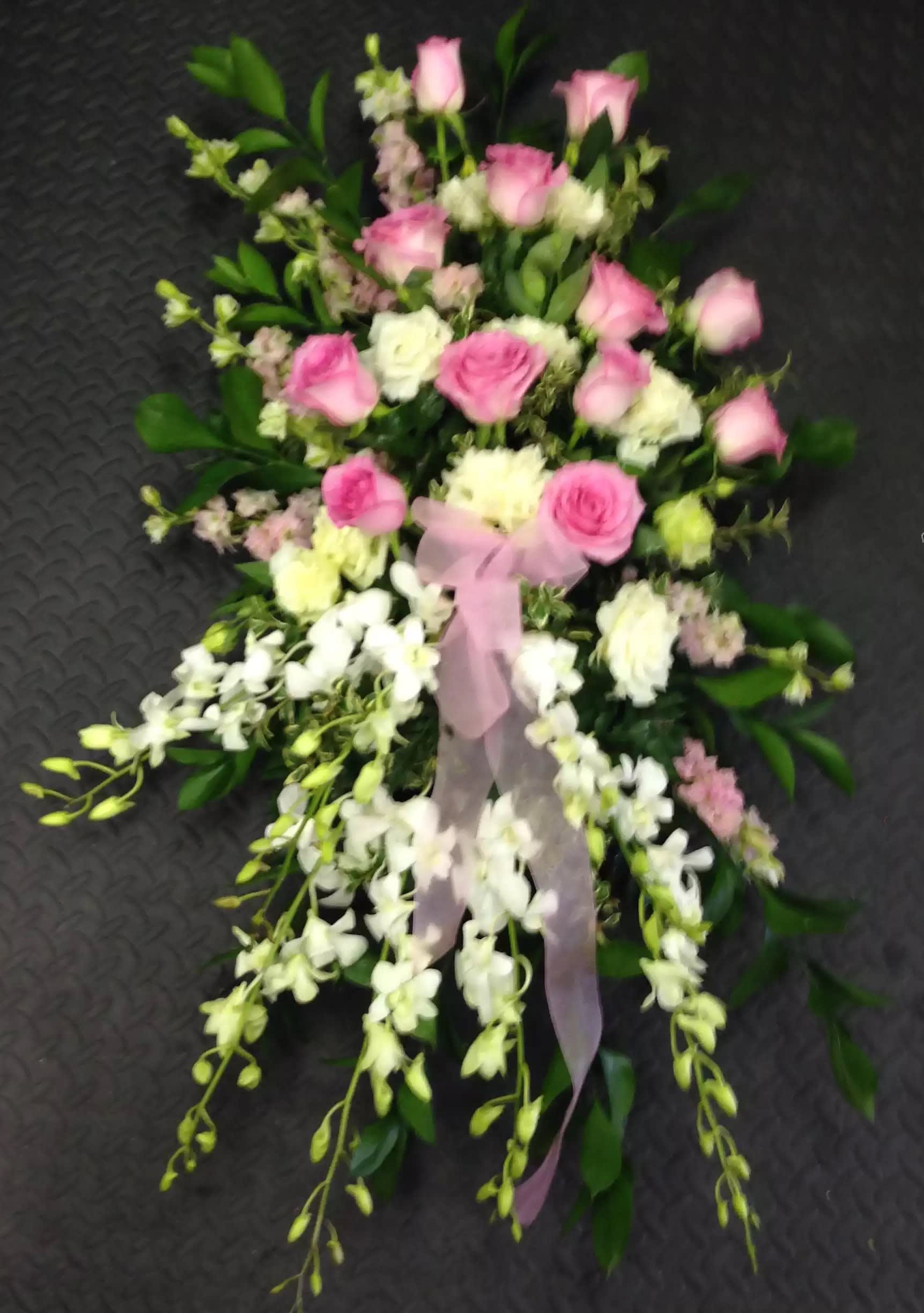 Pink And White Spray In Peabody Ma Maria S Flowers Gifts