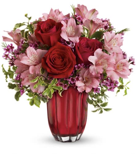 Heart's Treasure Bouquet by Teleflora - by Flowers N More - Heart