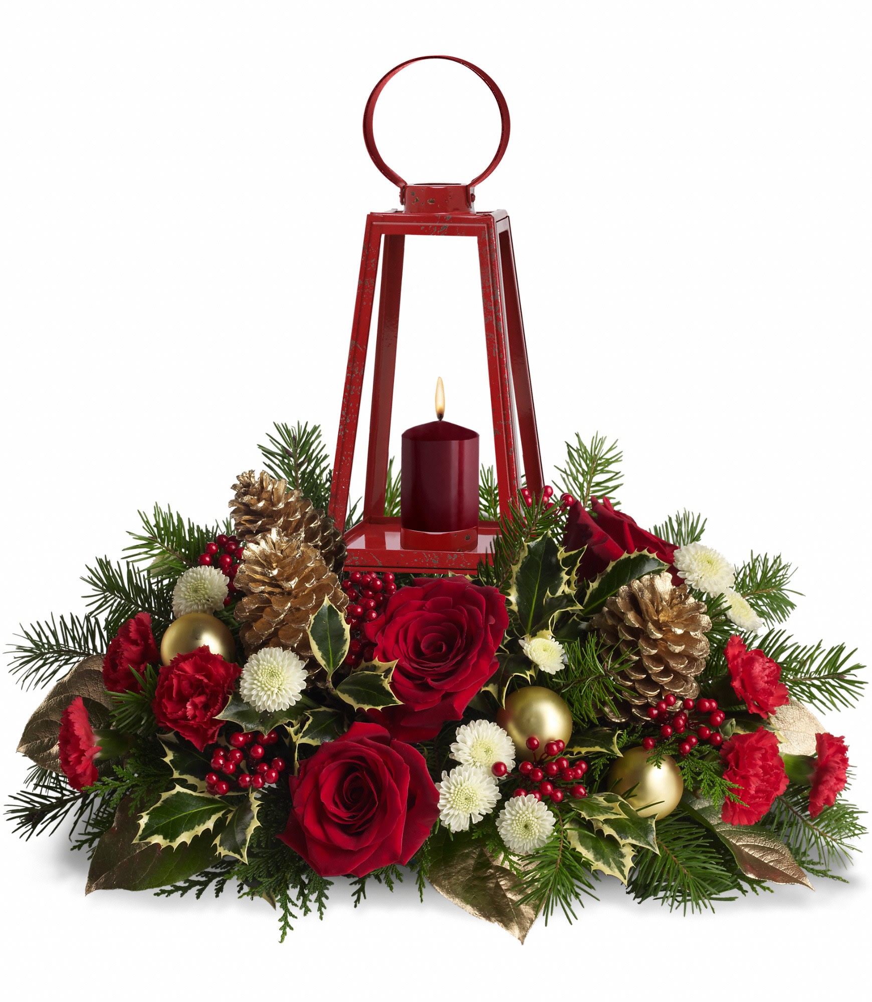 WILLIAMSBURG Lantern Centerpiece by Teleflora in Kansas City, MO