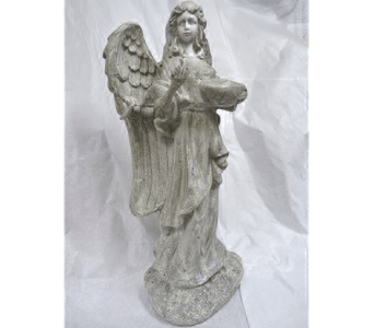 Concrete Angel Statue by Harold’s Flower Shop