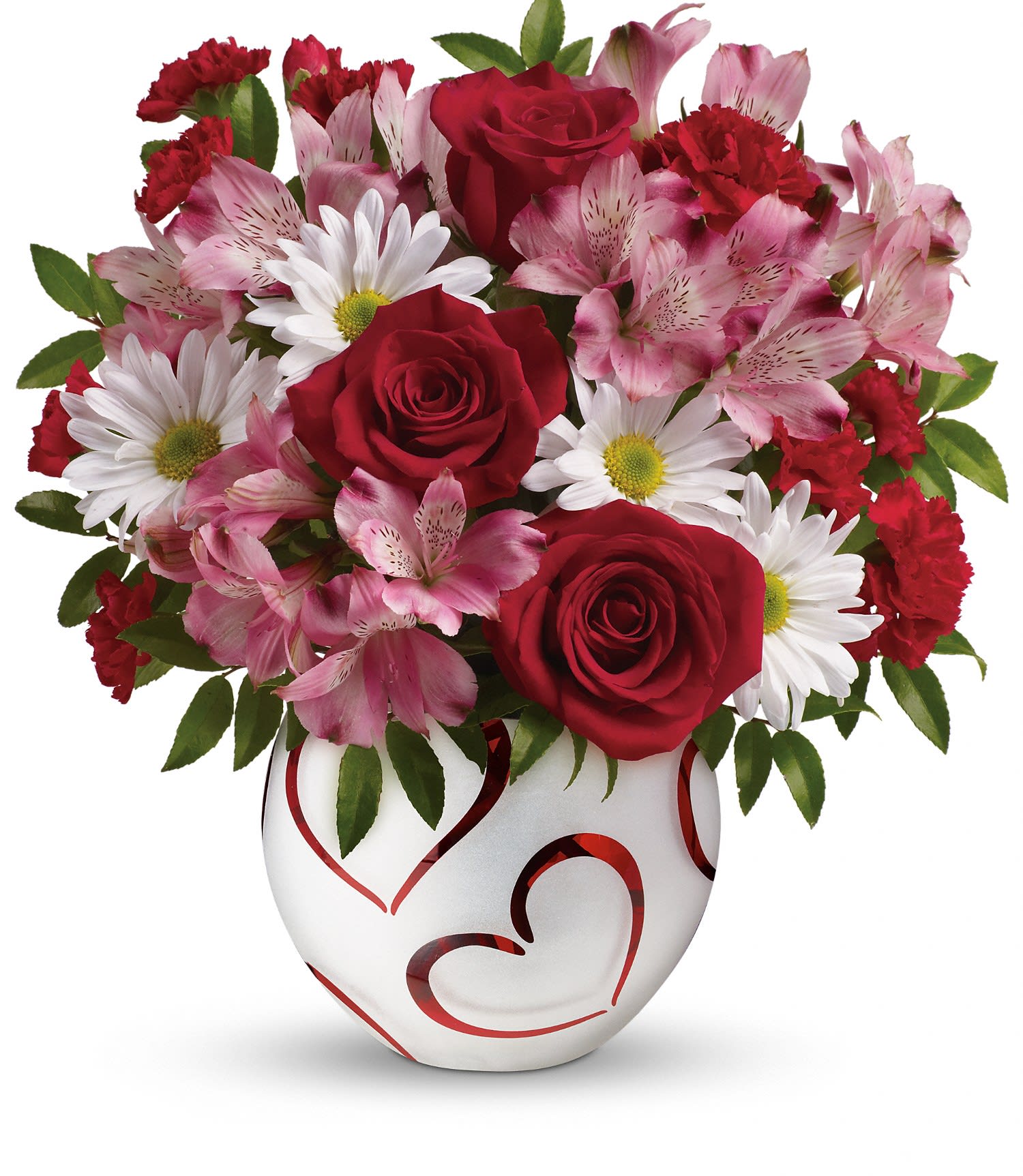Teleflora's Happy Hearts Bouquet DX in Winthrop, MN Uncle Charlie's