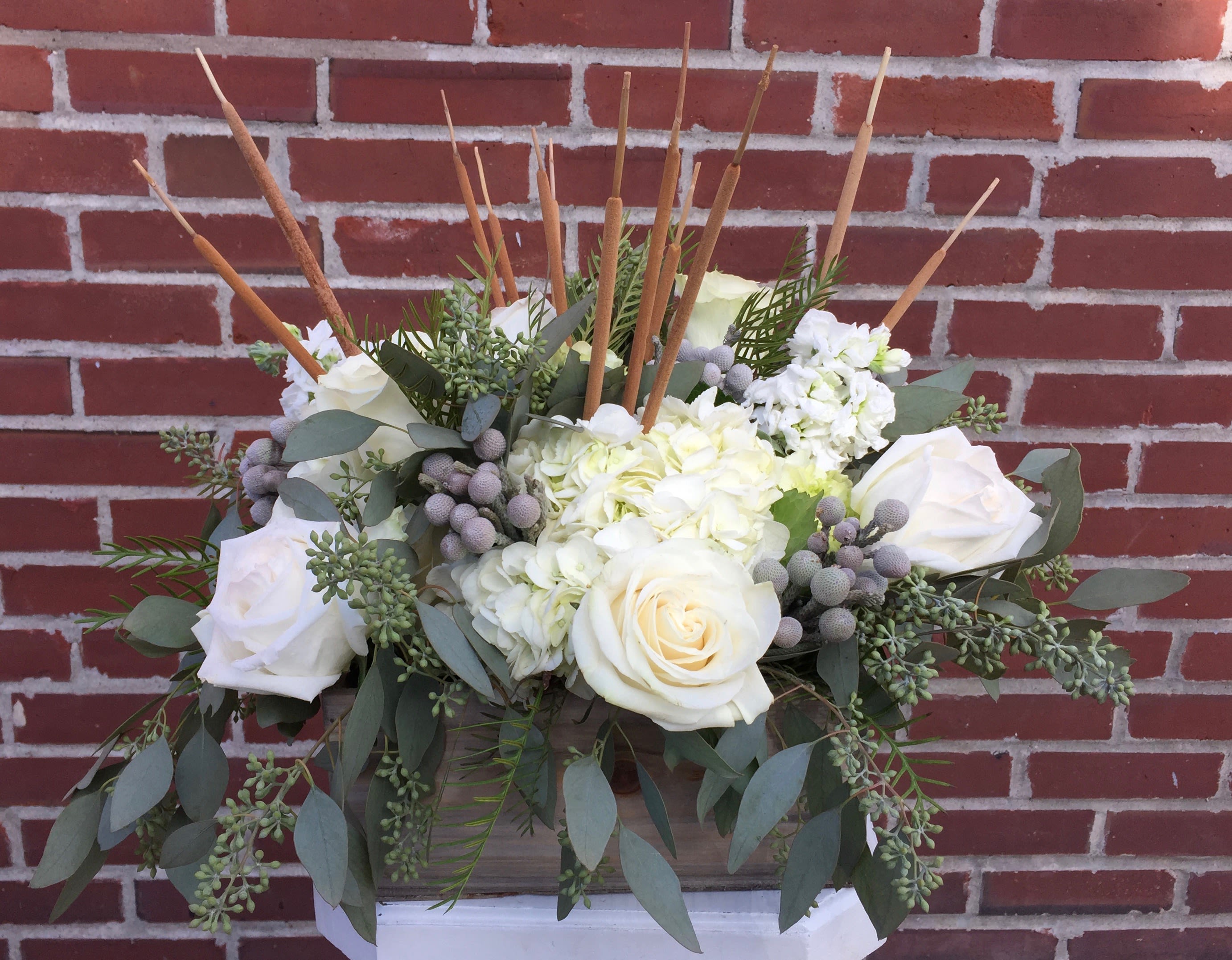 Sage Garden - Elegant Dense Design in Whites and Greys