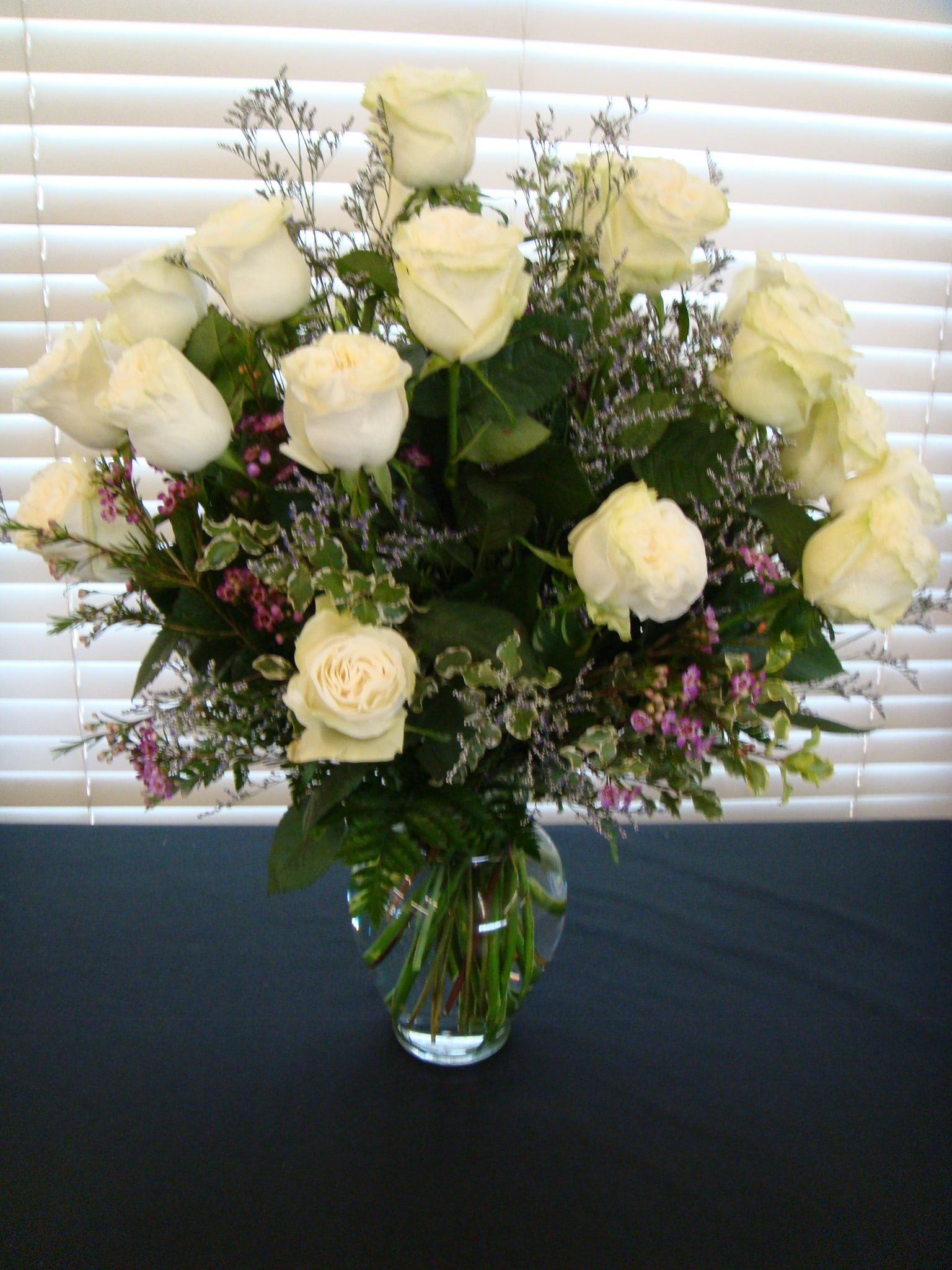 Gracefully Yours 2 Dozen White Roses In Huntsville Al Country Home Florist