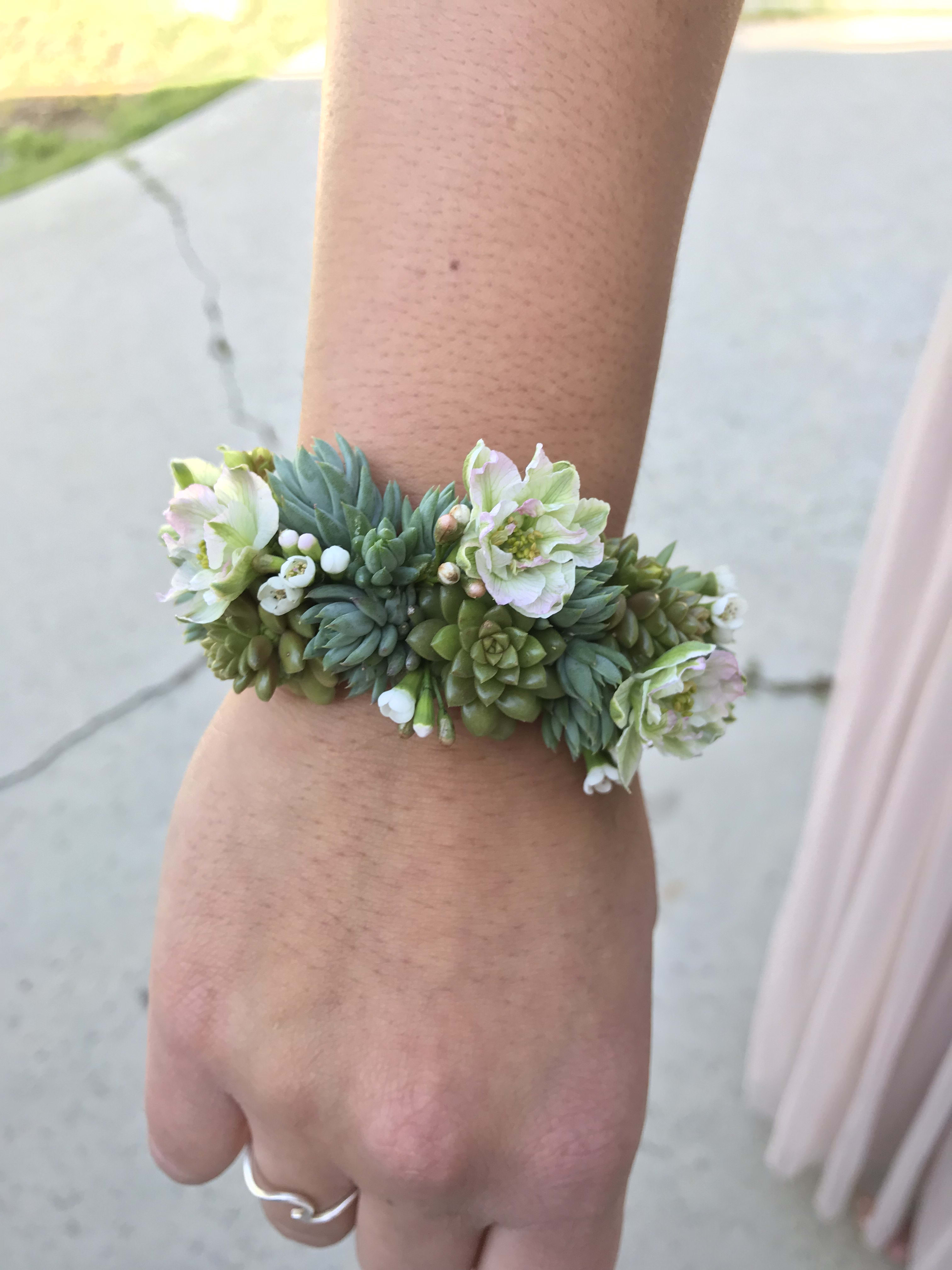 Corsage Bracelet – Lucky Penny Floral