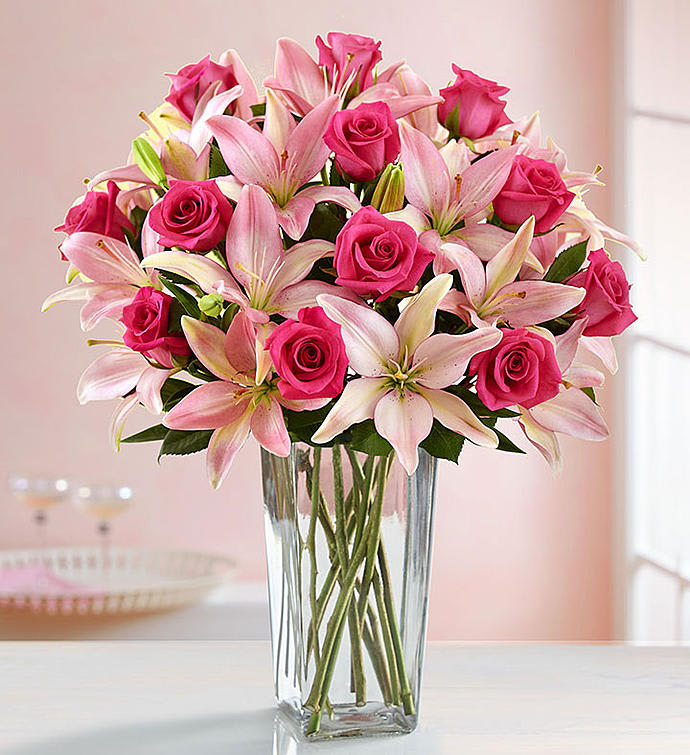 Bouquet For Mother
 Pink Rose & Lily Bouquet for Mother s Day in Bronx NY
