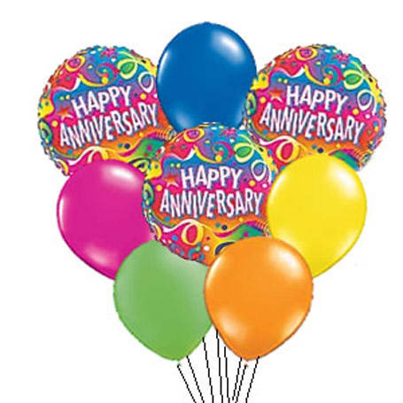 Balloon Bouquet Balloon Bouquet - We have a nice variety of Anniversary balloons as well as other occasions. Call us for assistance As Shown : BVD 17 Available for local delivery only
