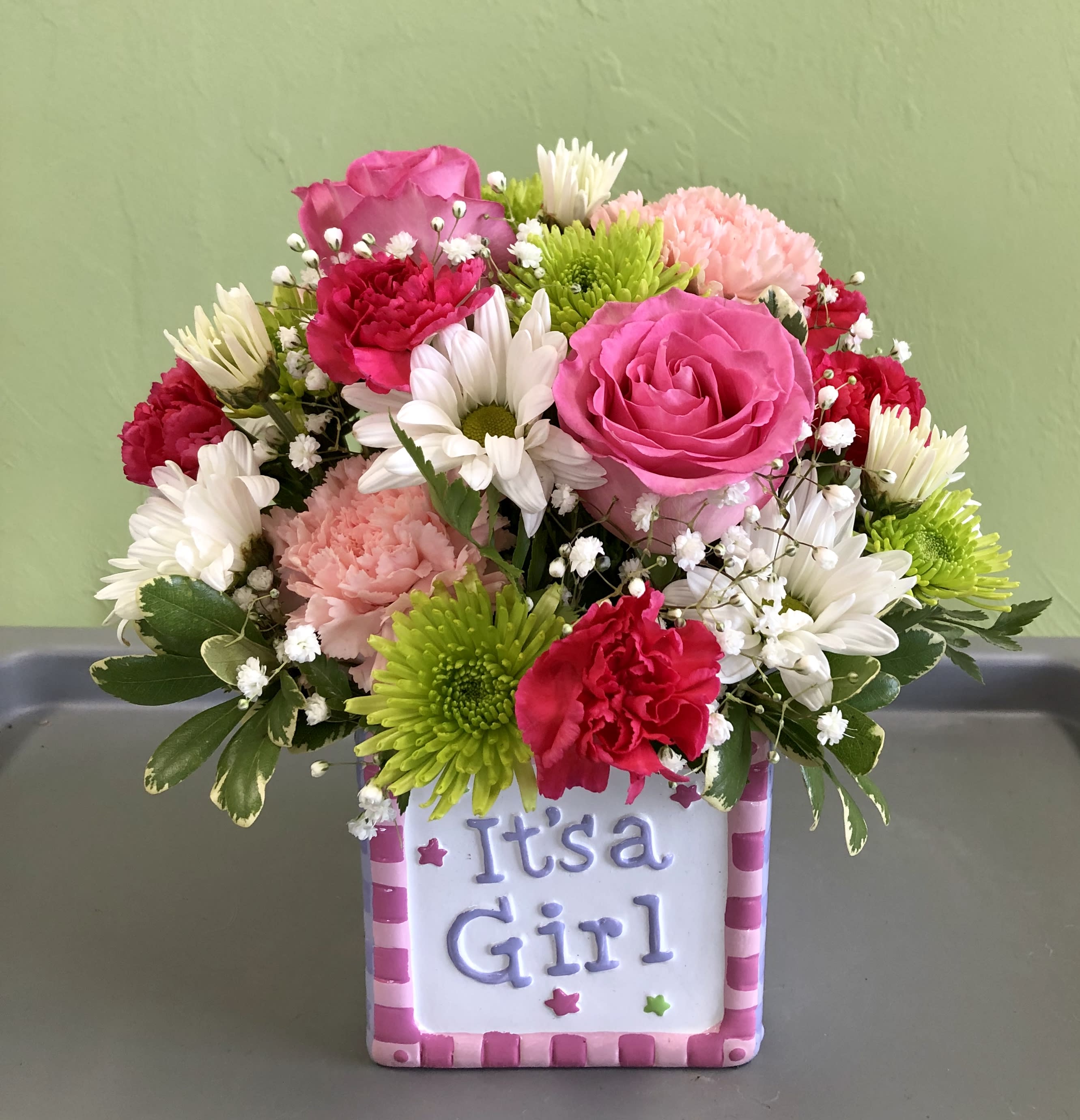 It's A Girl Bouquet in Fort Myers, FL Ruth Messmer Florist