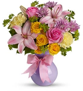 Teleflora S Perfectly Pastel In La Porte In Town Country Florist