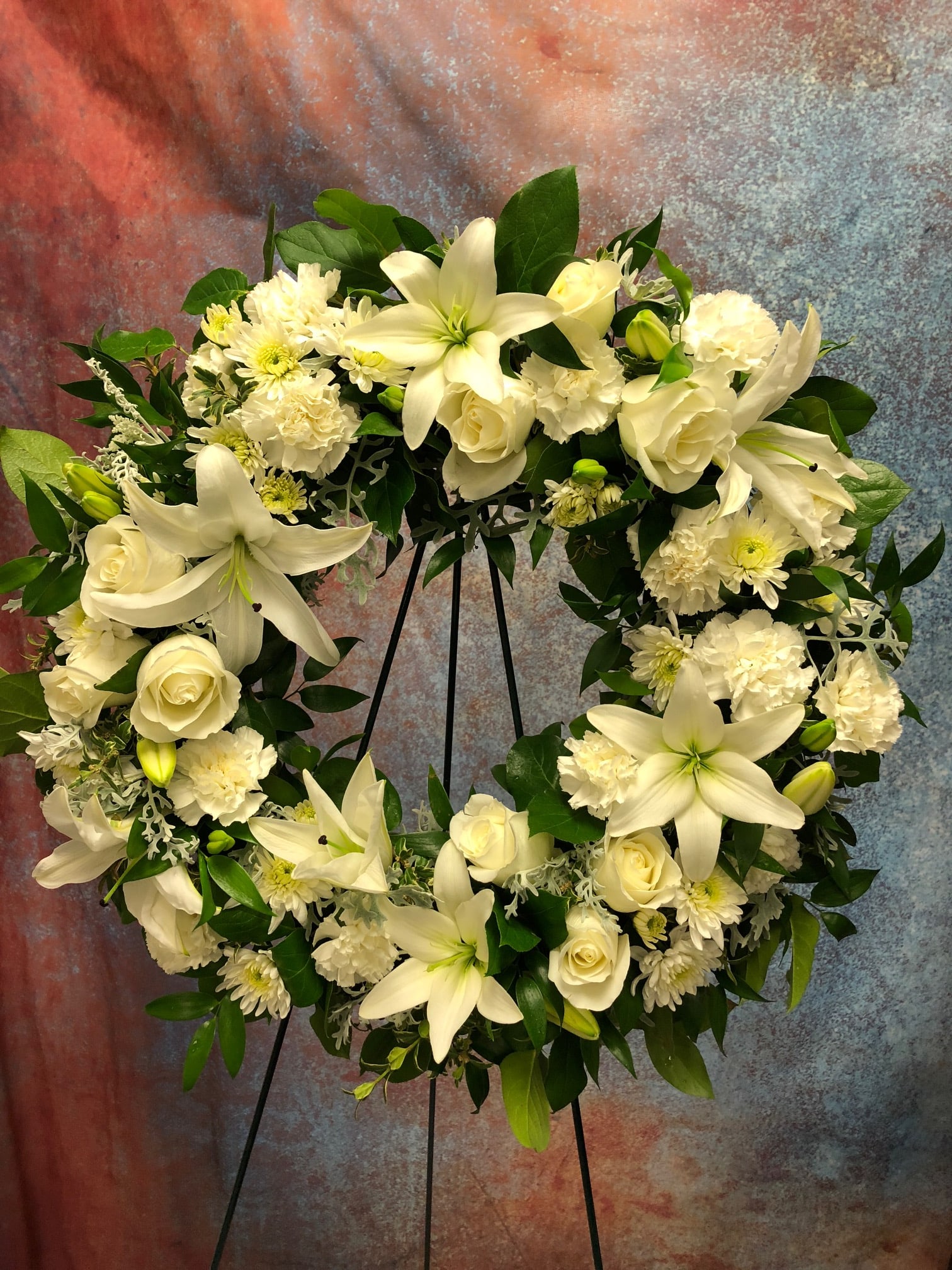 Bouquet blush soft sympathy arrangement miami Funeral Flowers Scottsdale Az : North Scottsdale Floral Florist In