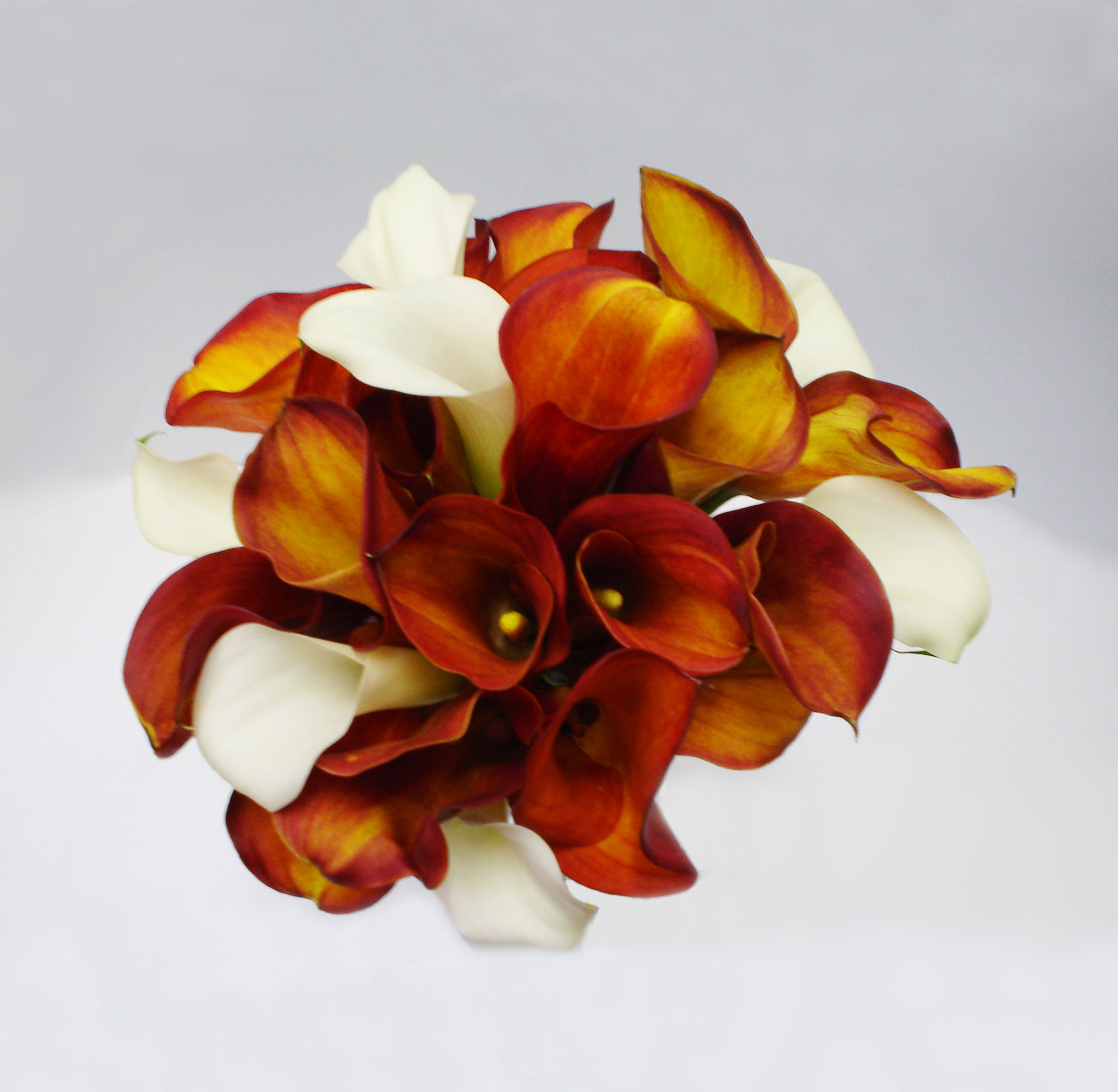 Orange Calla Lily Bouquet by Valley Florist