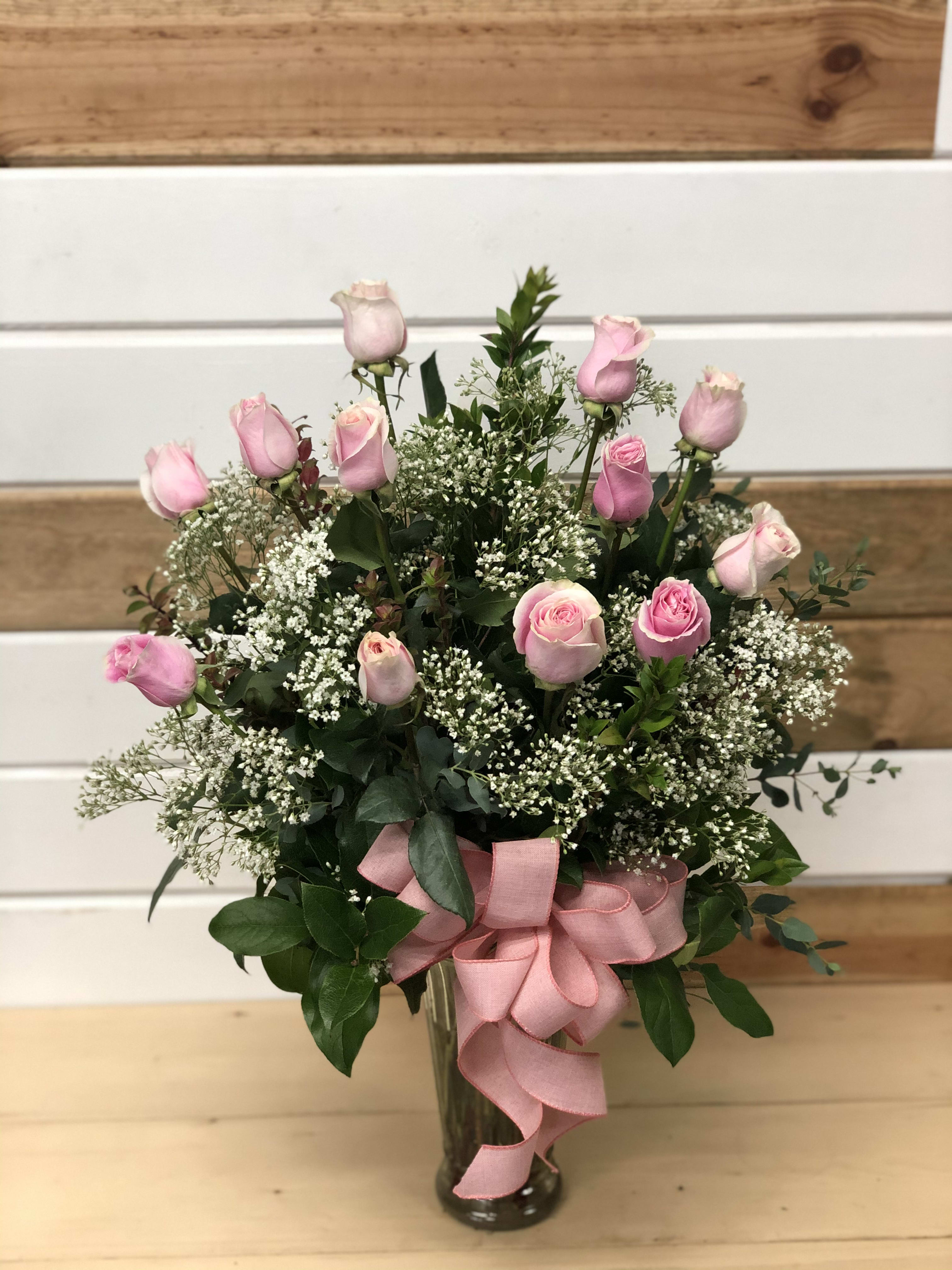 Pink Roses 1 Dozen In Modesto Ca Fresh Ideas Flower Co