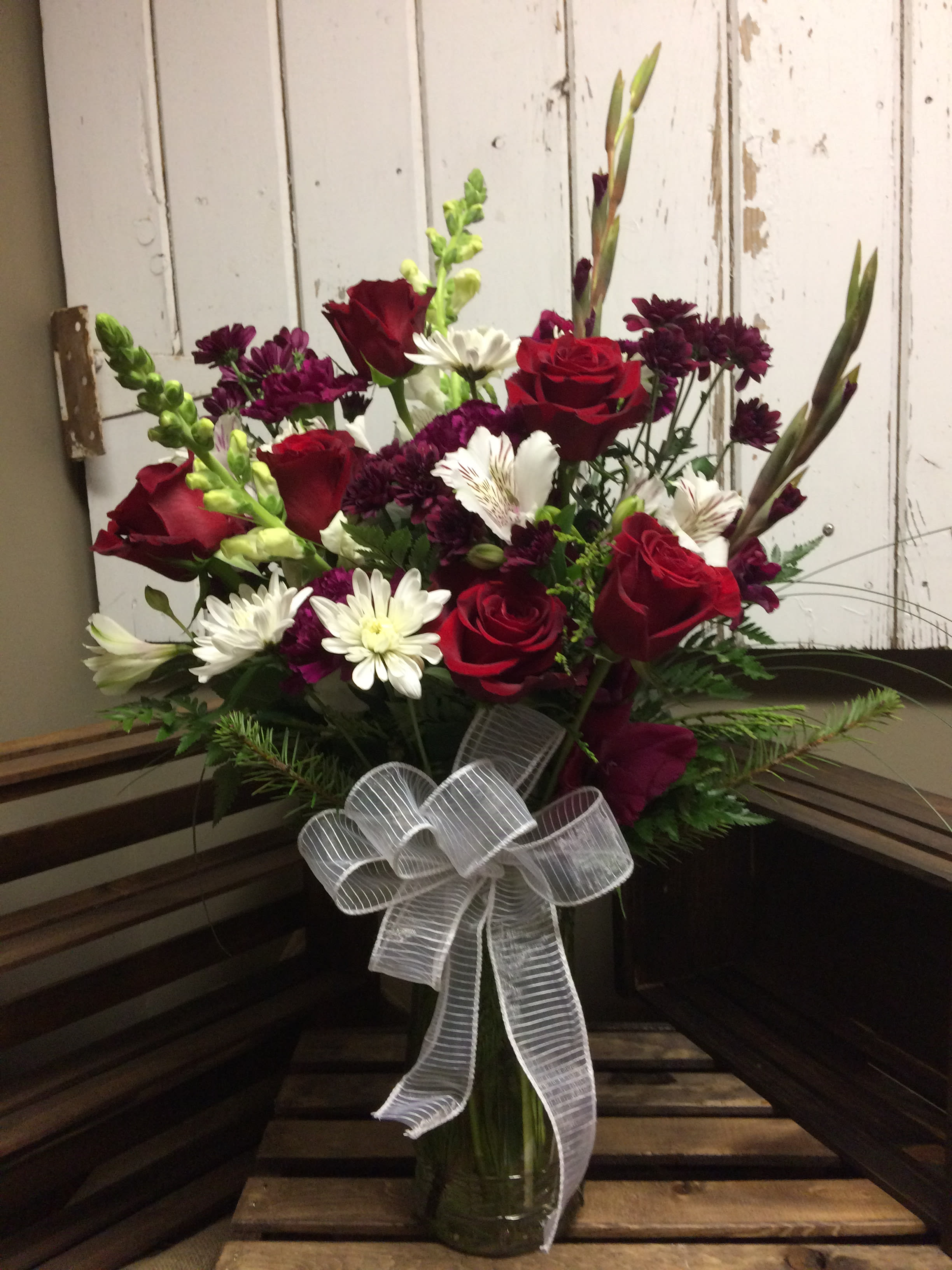 Valentines bouquet top