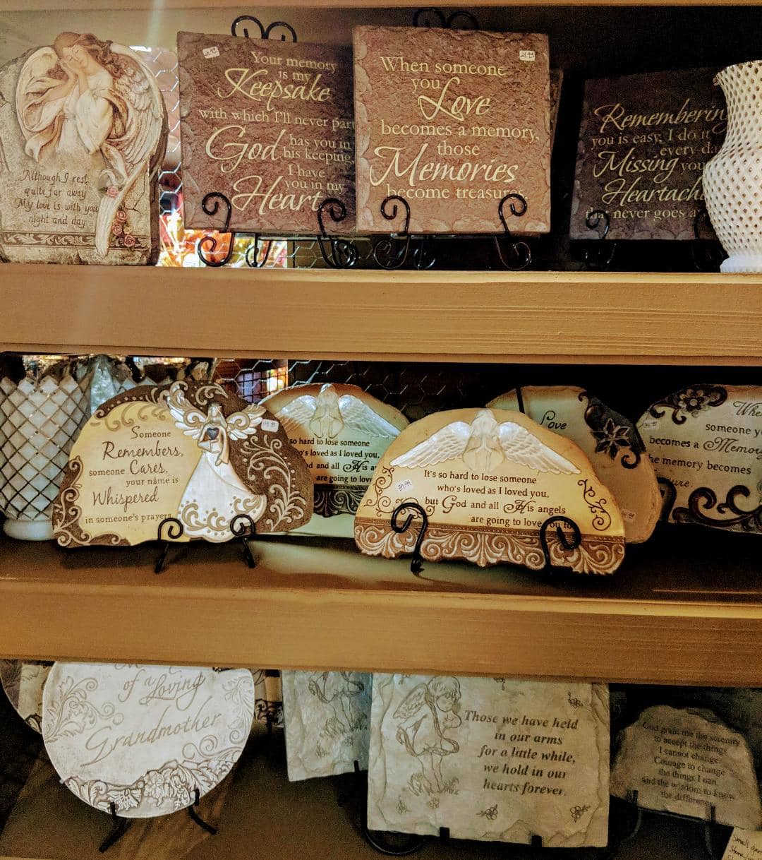Gift Items: Plaques at Cold Spring Floral - Cold Spring Floral offers many gift items to accompany fresh floral designs, silk flower arrangements, as well as green plants. Nestle a beautiful plaque inside a custom design for any occasion or send a thoughtful message with the plaque of your choice.   Many styles, colors, themes and price points are available. Please call us today to order yours. Plaques are for local delivery only and styles vary.  