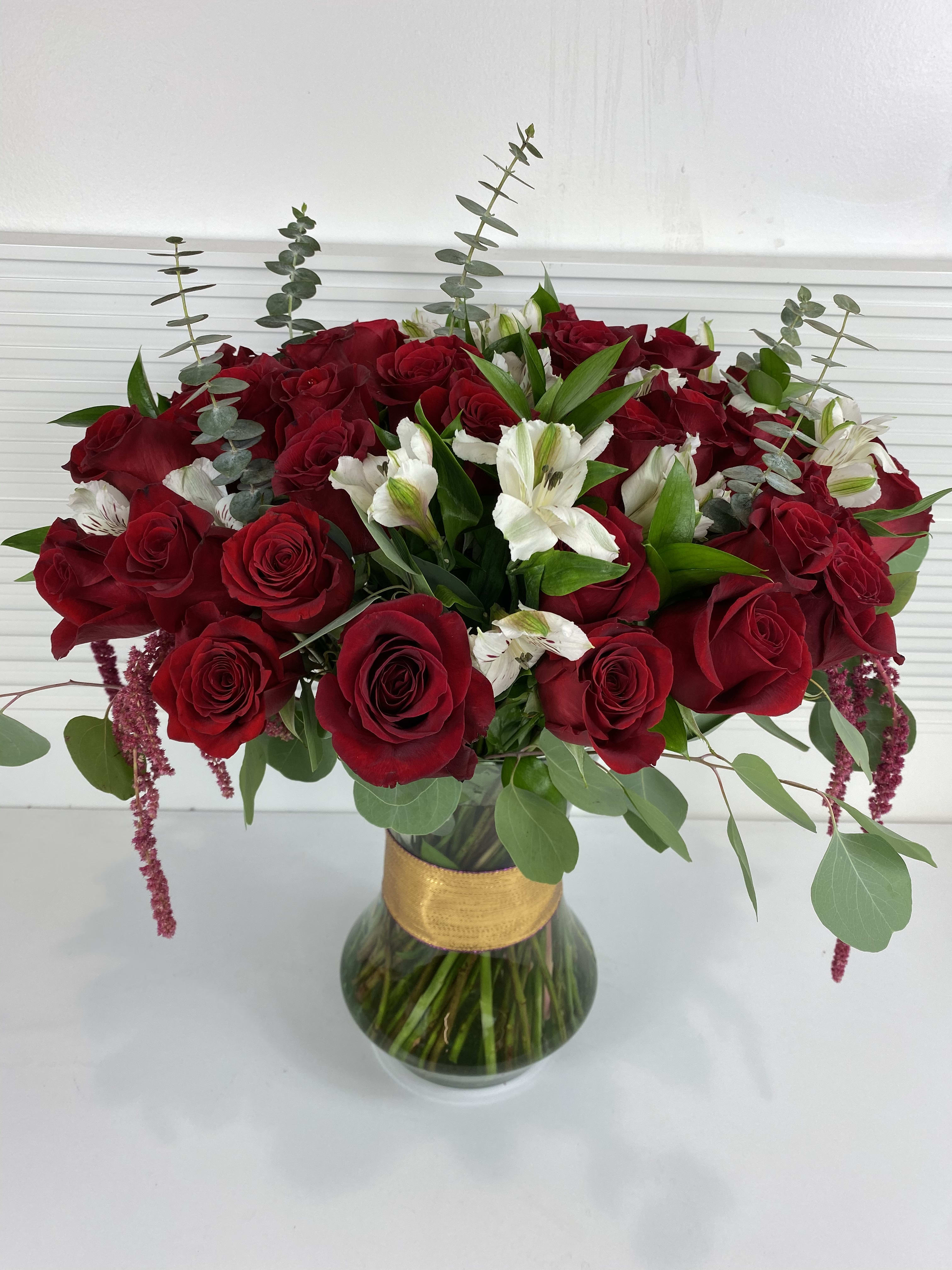 4 Dozen red roses in Irvine, CA | OC Flowers and Events