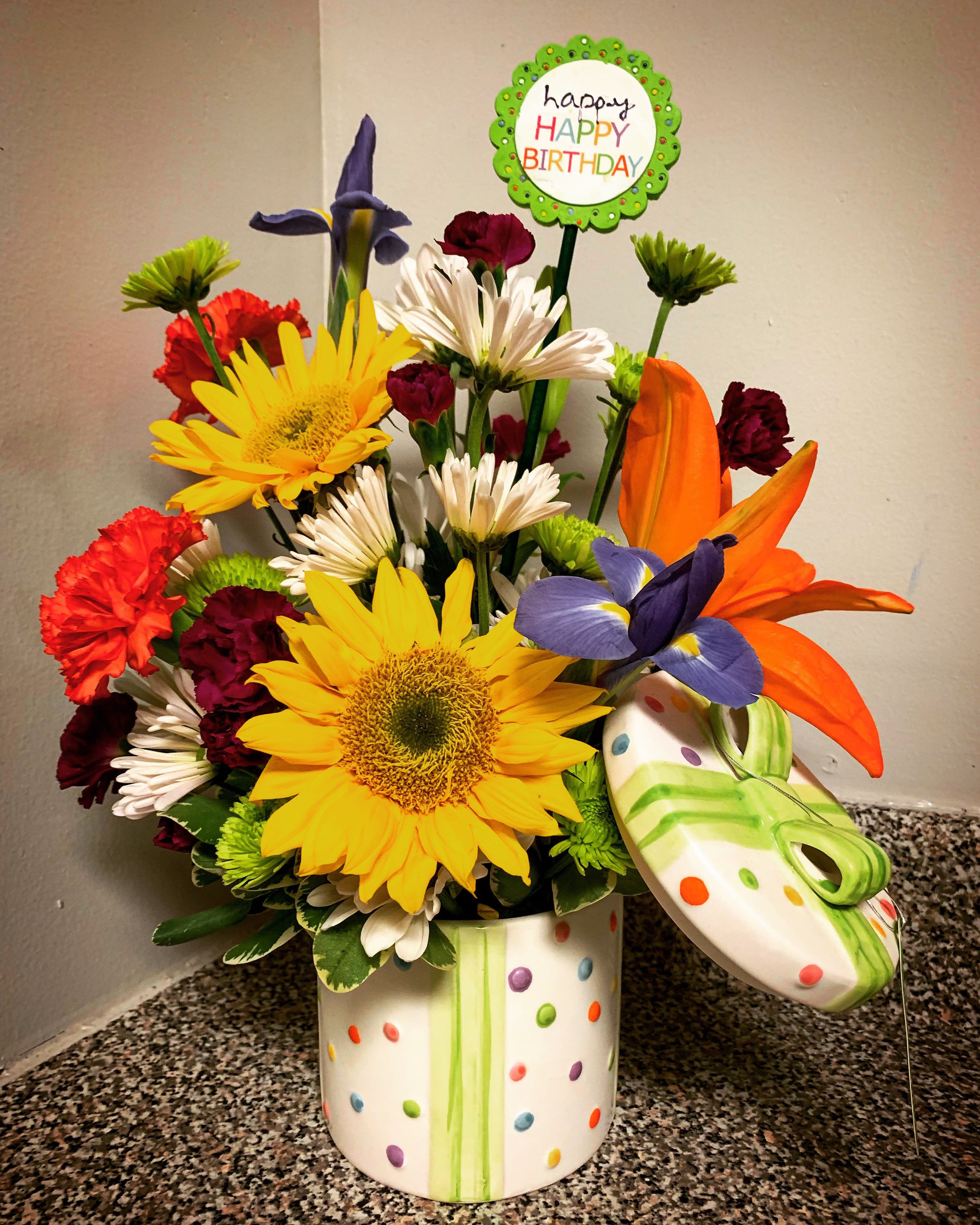Birthday Package Bouquet in Cherry Hill, NJ | Jacqueline's Flowers & Gifts