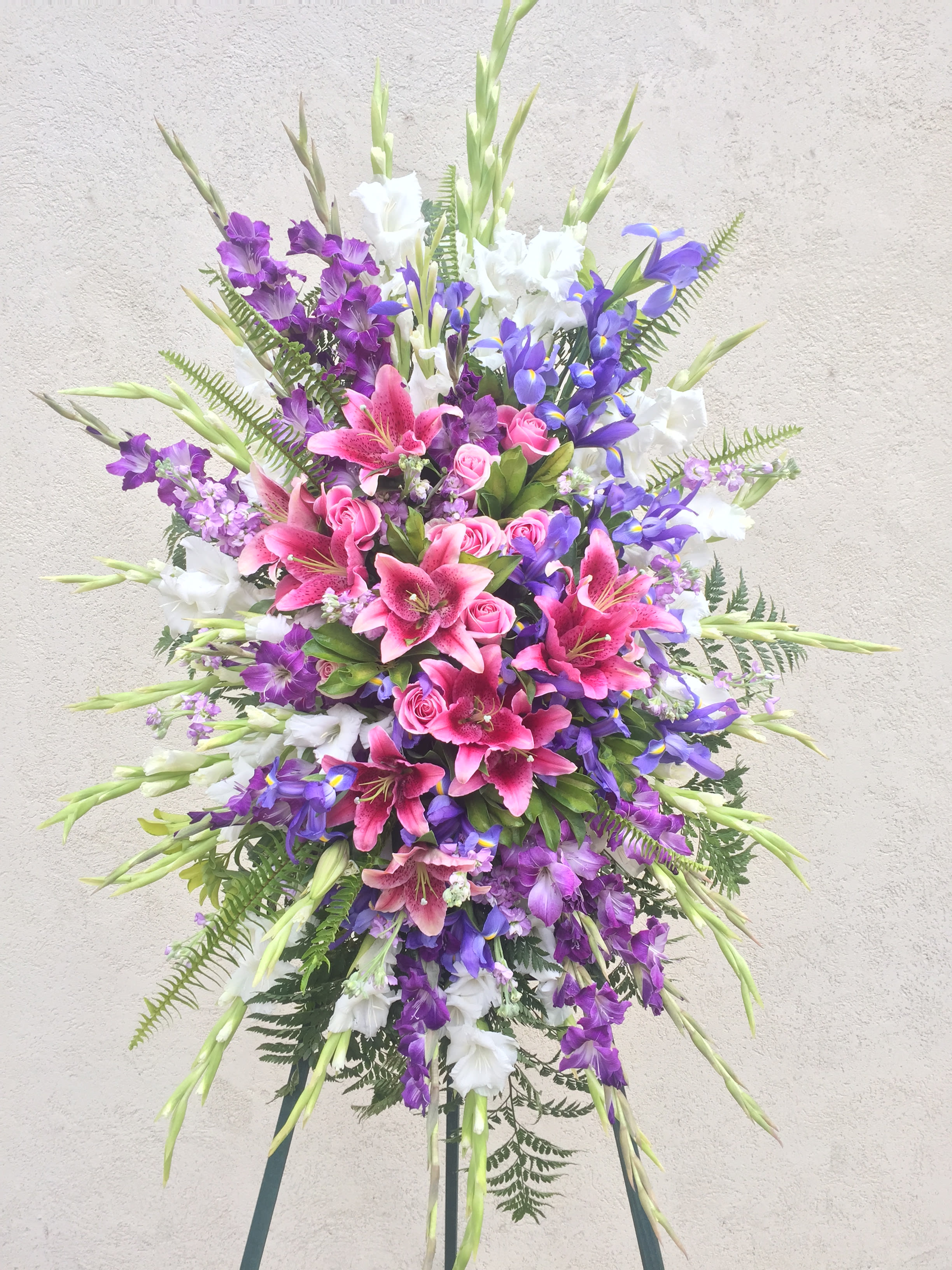 Funeral Spray 16 in San Lorenzo, CA Nancy's Flowers