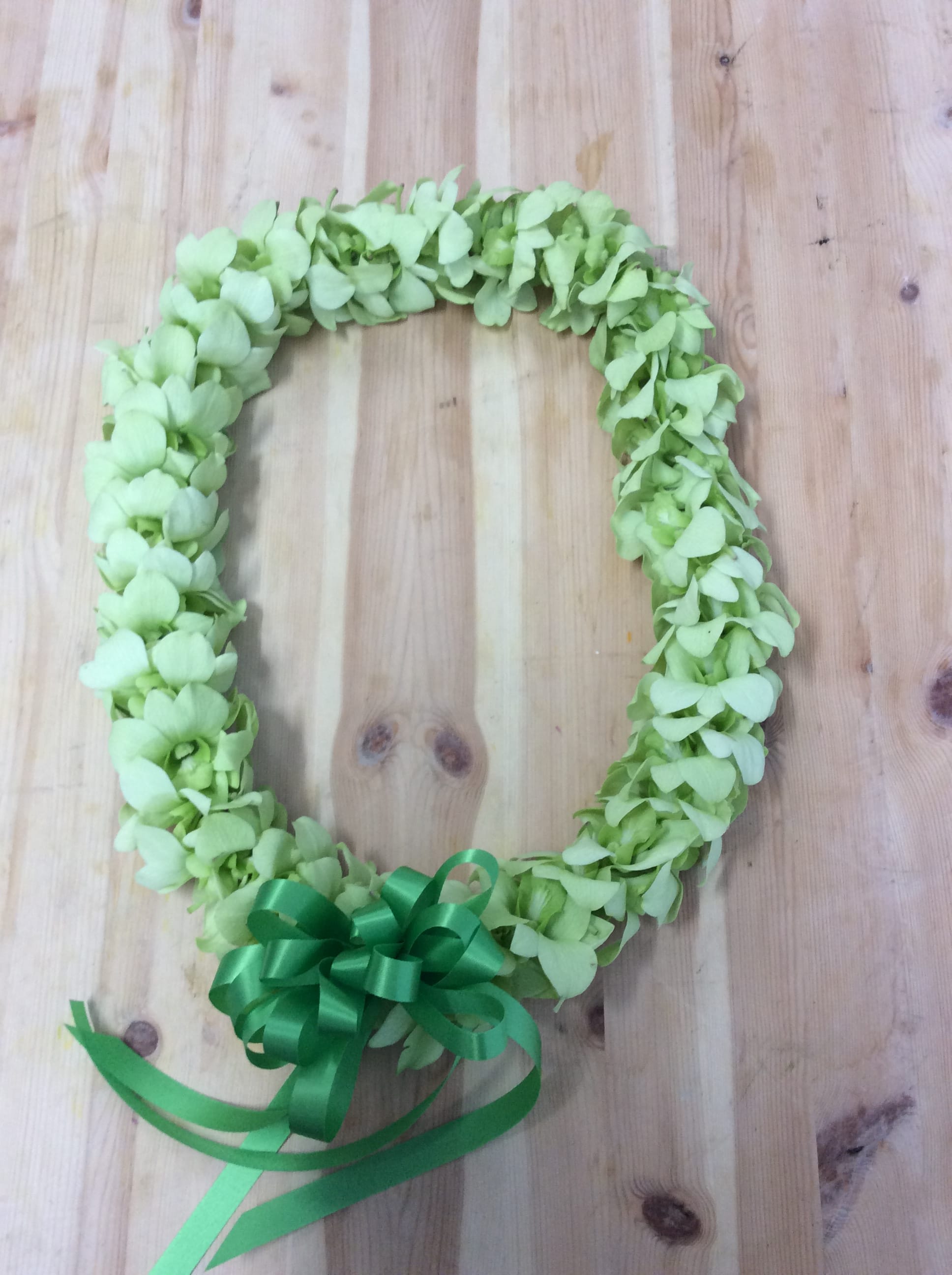 Double Leis Green Orchids ( PreOrder Item) in San Jose, CA La Floriya