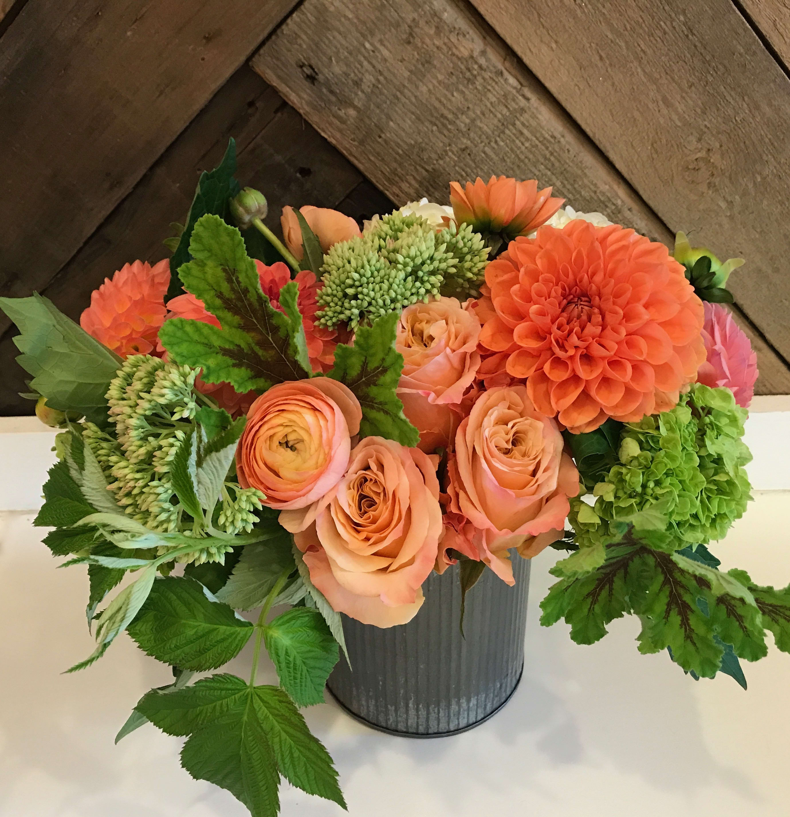 Summer Citrus Bedside Table Arrangement (Available July September) in