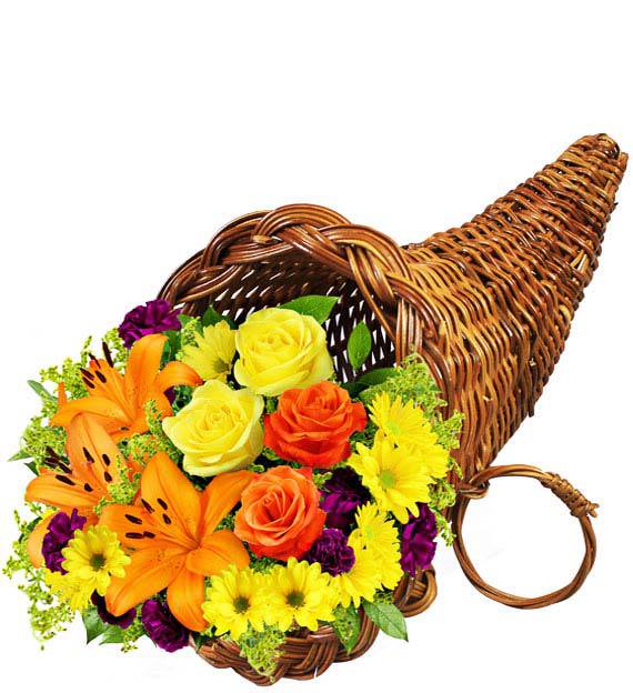 Bountifully Beautiful Cornucopia Bountifully Beautiful Cornucopia - yellow and orange flowers