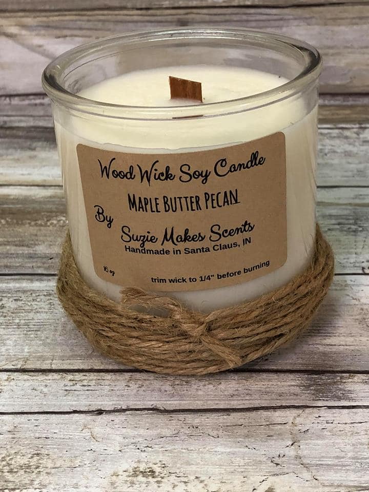 Handmade Soy Candle 100/% Soy Wax Butter Pecan