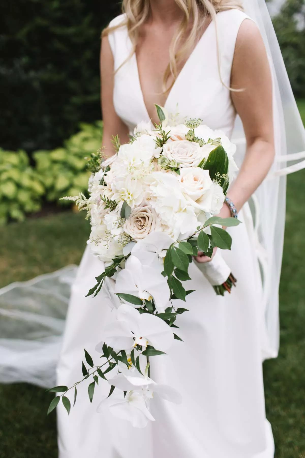 Cascade bridal Orchid - Always retain the noble feelings. 