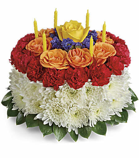 Your Wish Is Granted Birthday Cake Bouquet In El Paso Tx Diana S Flower Shop