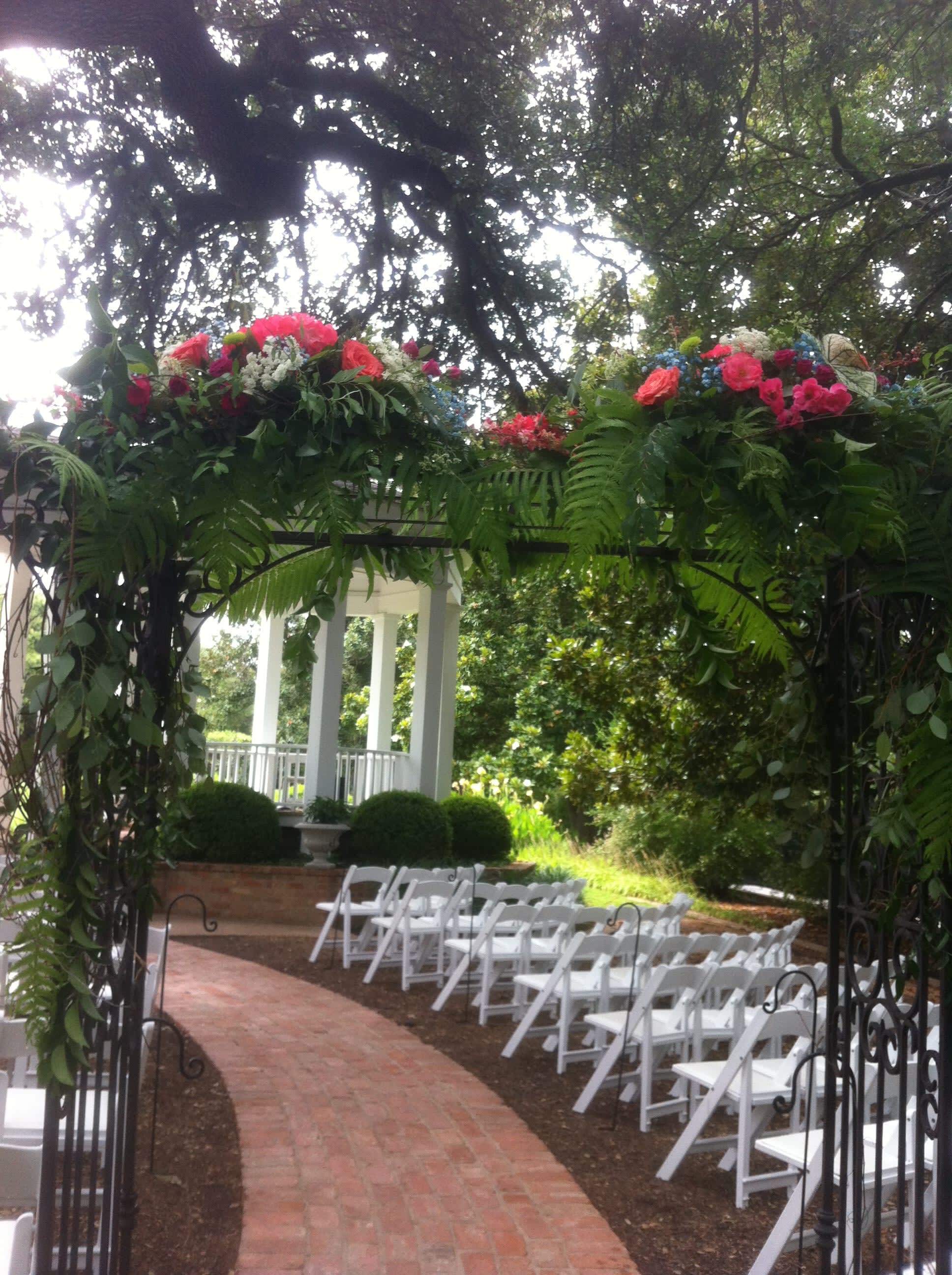 Arch Entry in Temple, TX Woods Flowers