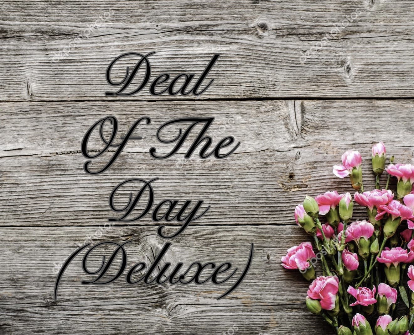 Deal of the Day (Deluxe) - Our deal of the day is a beautiful assortment of fresh, seasonal, flowers. The arrangement includes a mix of fresh flowers, a container and greenery to make it a delightful gift for someone special. 