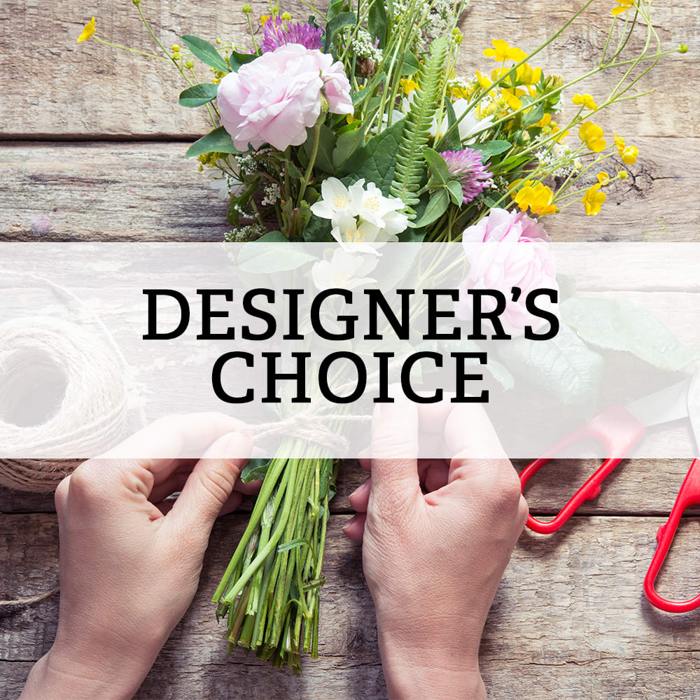 Designer's Choice - W000 - We will design a gorgeous arrangement with the freshest seasonal flowers we have!  This is available for Flower Delivery San Francisco every day of the years. W000
