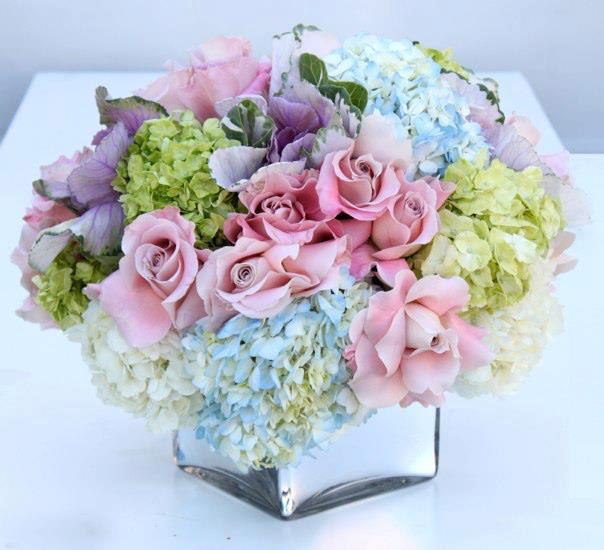 Pastel Roses and Hydrangeas - Sherman Oaks Florist in ...