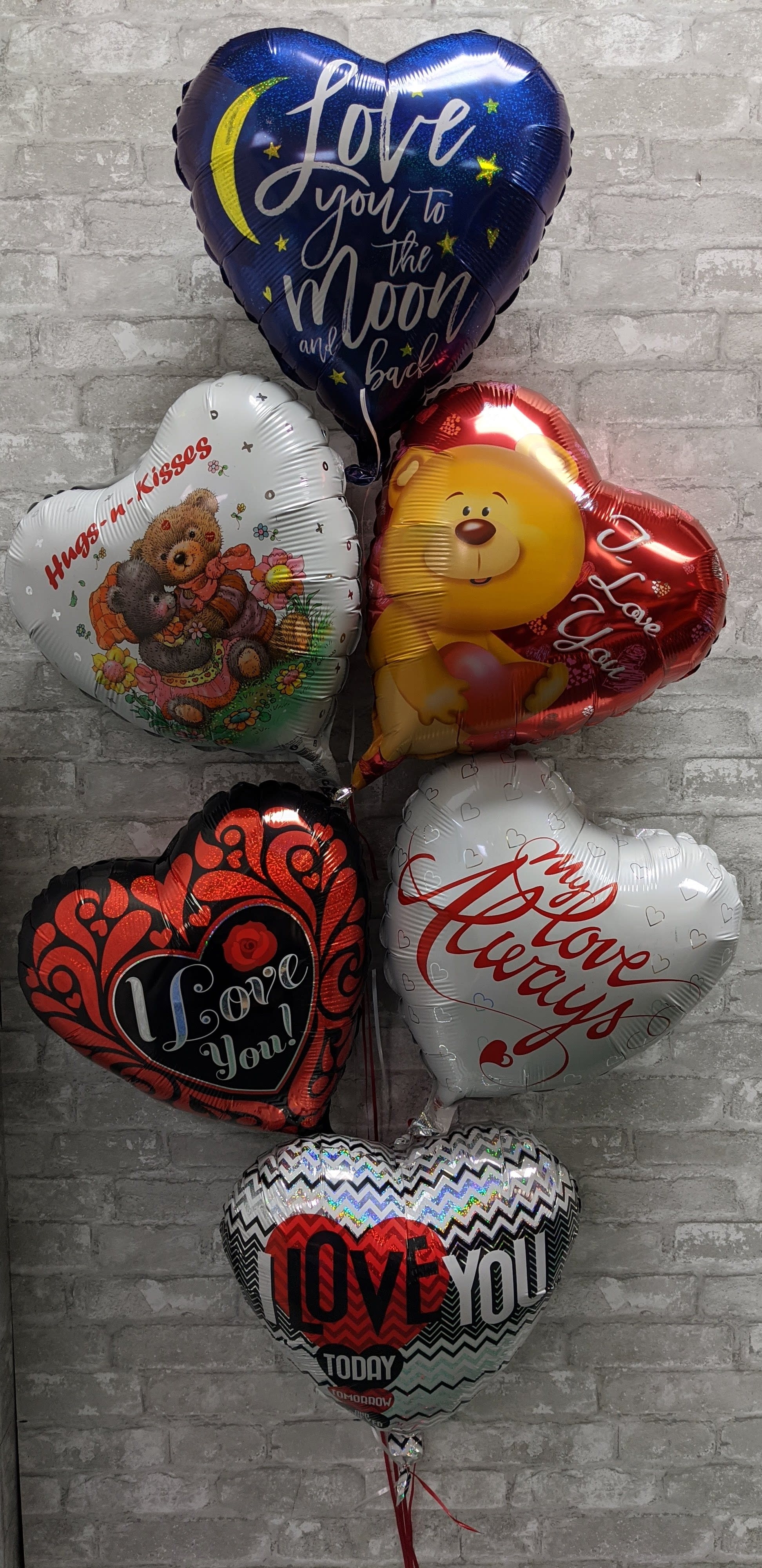 Flower Balloon Bouquet|DIY kit|Premium Gift|Heart Balloon|Anniversary|Engagement|Birthday|Mother/'s day|Valentine/'s day