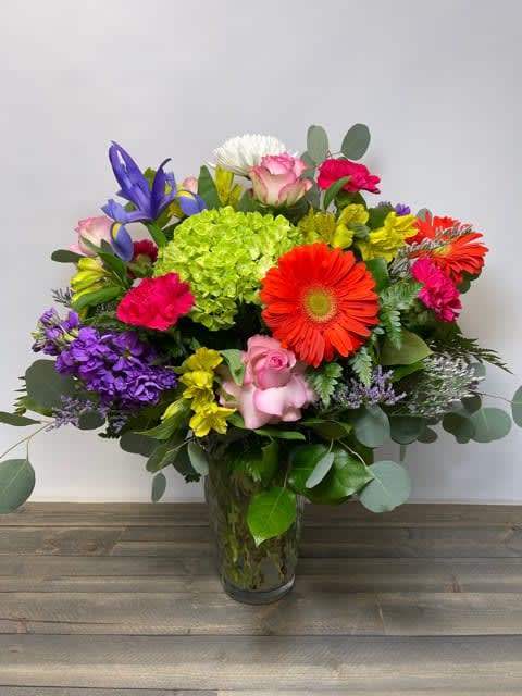 True Love - Bright beautiful mixed blooms in vibrant colors.
