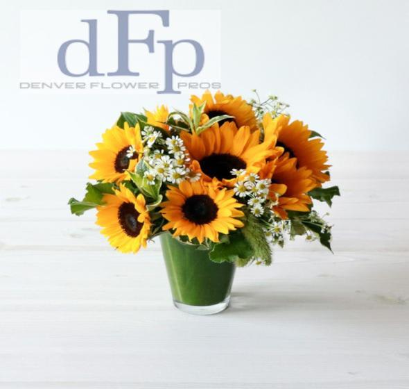 Local Happy Sunflowers With Chamomile By Denver Flower Pros Our florist specializes in flower arrangements for every occasion! bloomnation