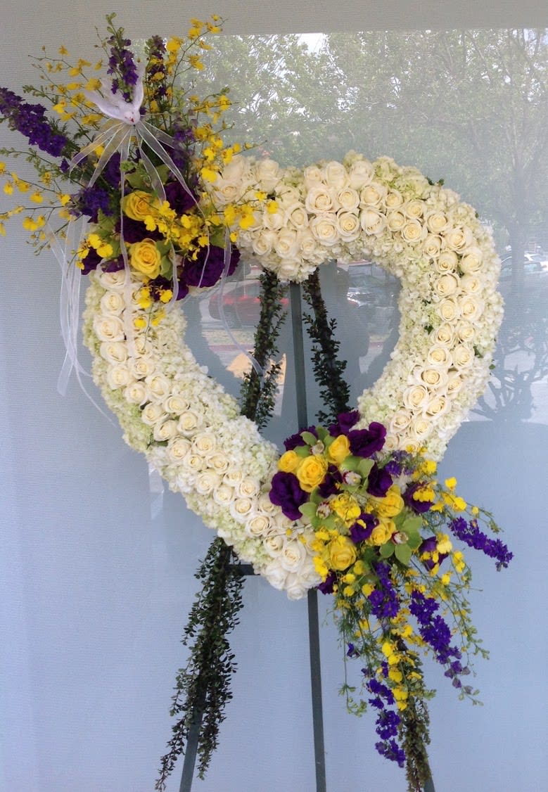30" Dove Peace Heart in Rolling Hills Estates, CA | Palos ...