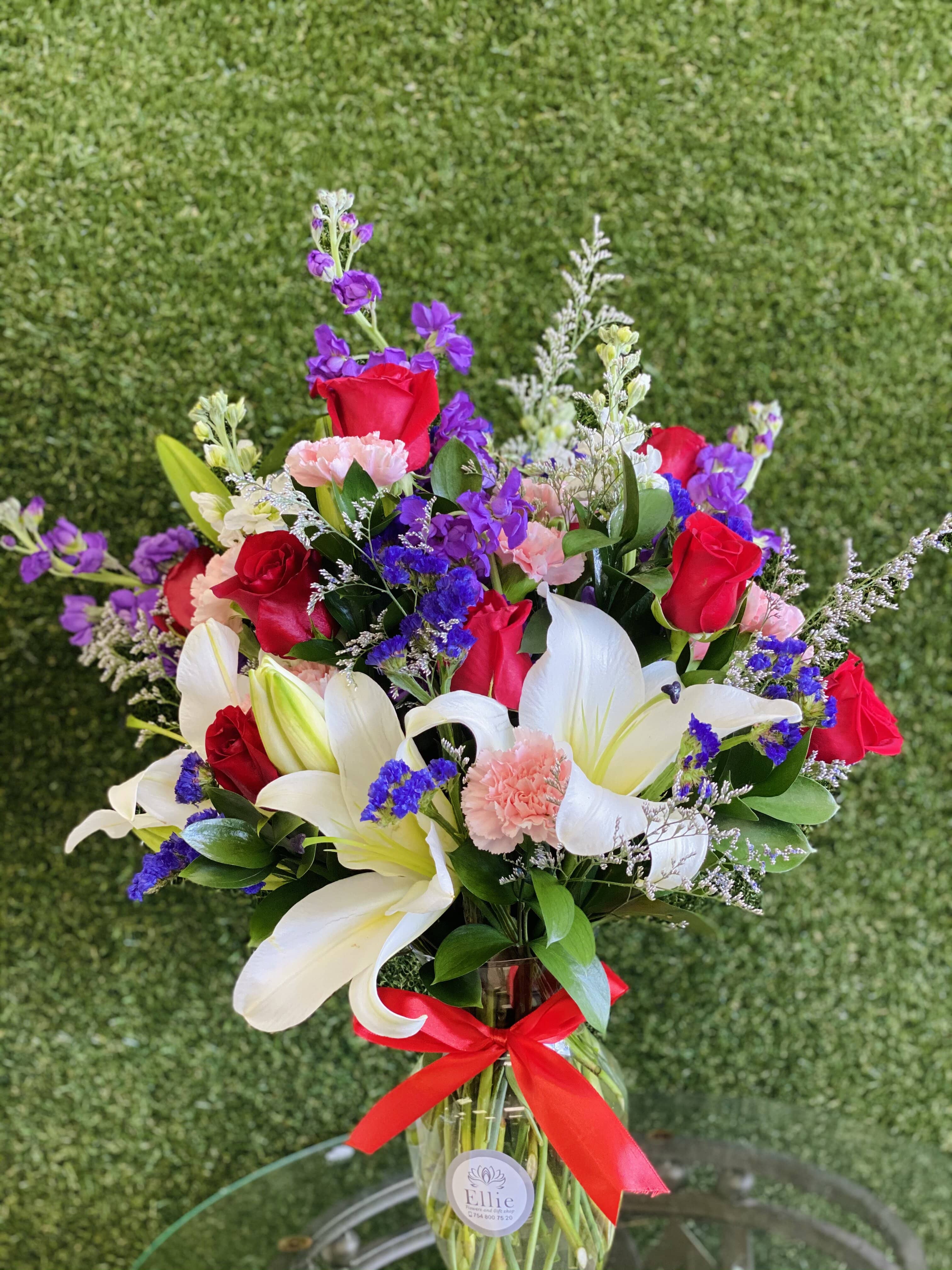 Spring Blossom Arrangement In Tamarac Fl Ellie Flowers And Gift Shop