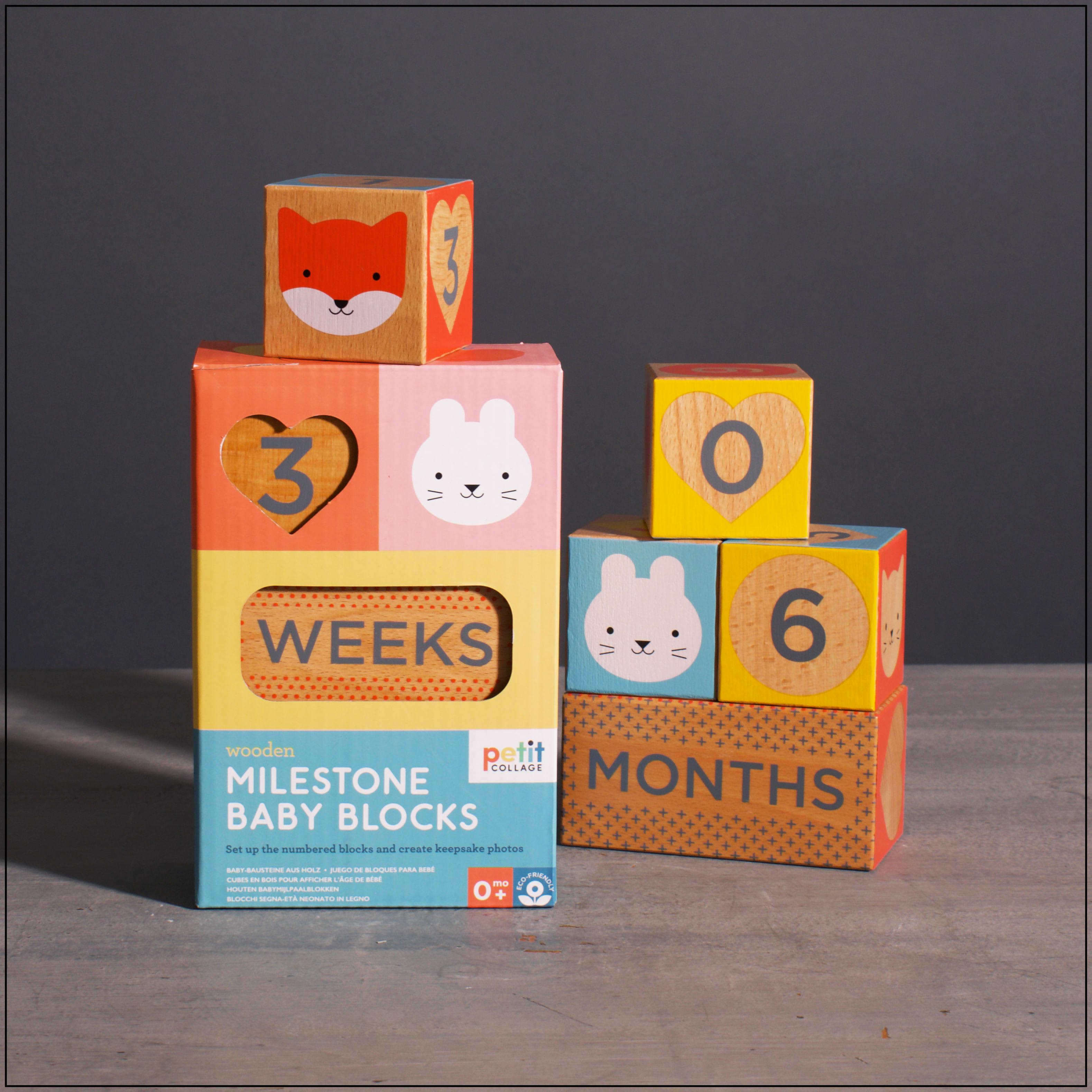 Milestone Baby Blocks In Kansas City Mo Fiddly Fig