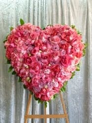 BA-13 pink Roses full heart BA-13 pink Roses full heart - pink Roses full heart