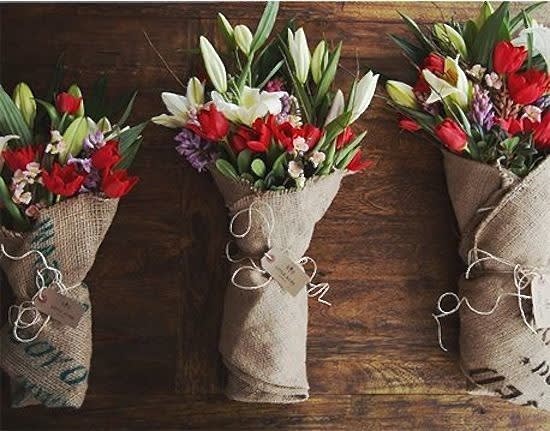 Wrapped In Love Paper Wrap No Vase In Ipswich Ma Ipswich Hearts N Flowers
