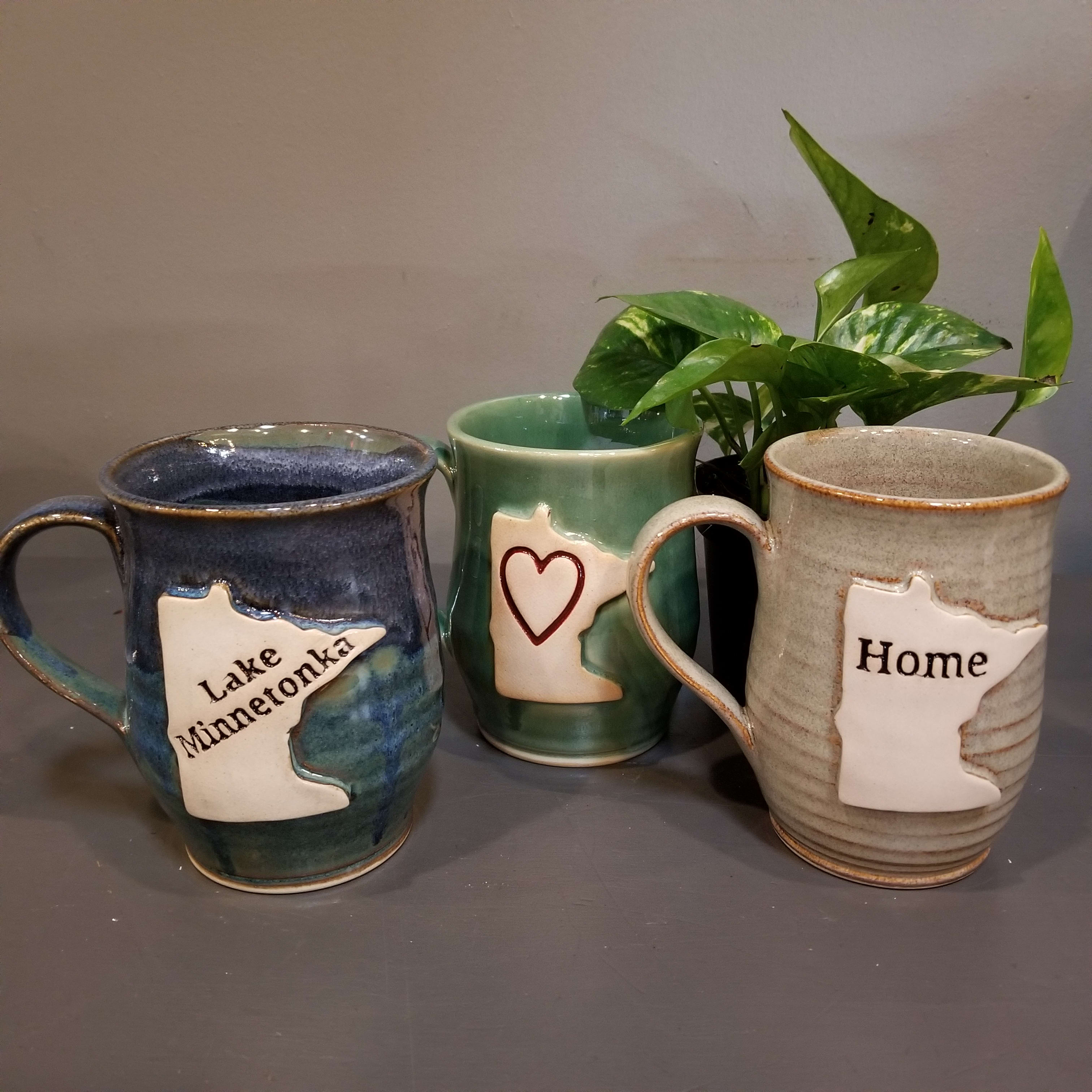 Limeknot Ceramic Mugs Made In Mn In Wayzata Mn Candlelight Floral Gifts