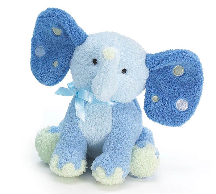 polka dot elephant plush