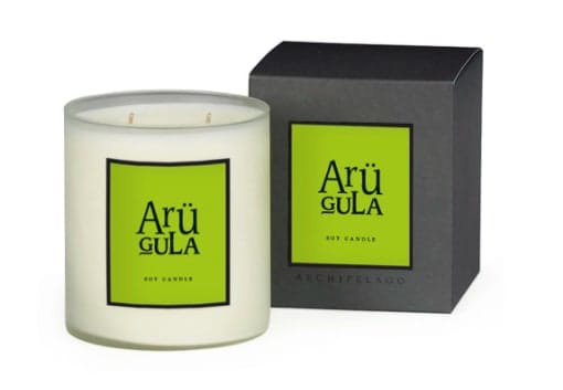 Arugula Boxed Candle - Immerse your home in the crisp, clean, and fresh scent of our Arugula Boxed Candle. This curated blend of Arugula, Red Currants, Pressed Cyclamen Leaves, and Rose Petals will quickly become your favorite fragrance. Each candle is hand-poured into a beautiful glass container and has two safe, lead-free wicks.  For best results: trim wicks to ¼ of an inch before each use.