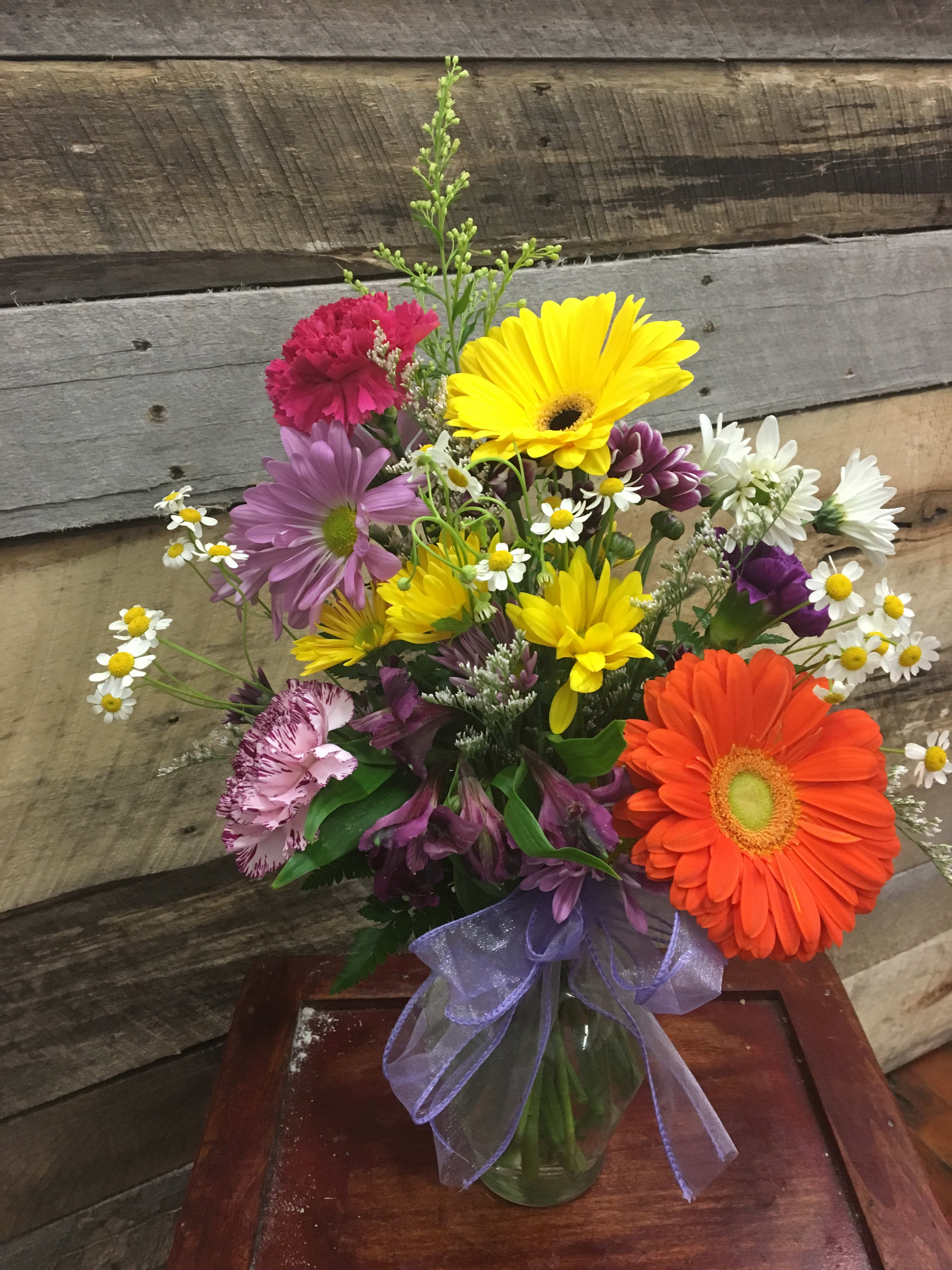 Bright Blooms Bouquet in Centerville, IA FlowerTique