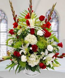 Green Basket - Mix Basket Arrangment