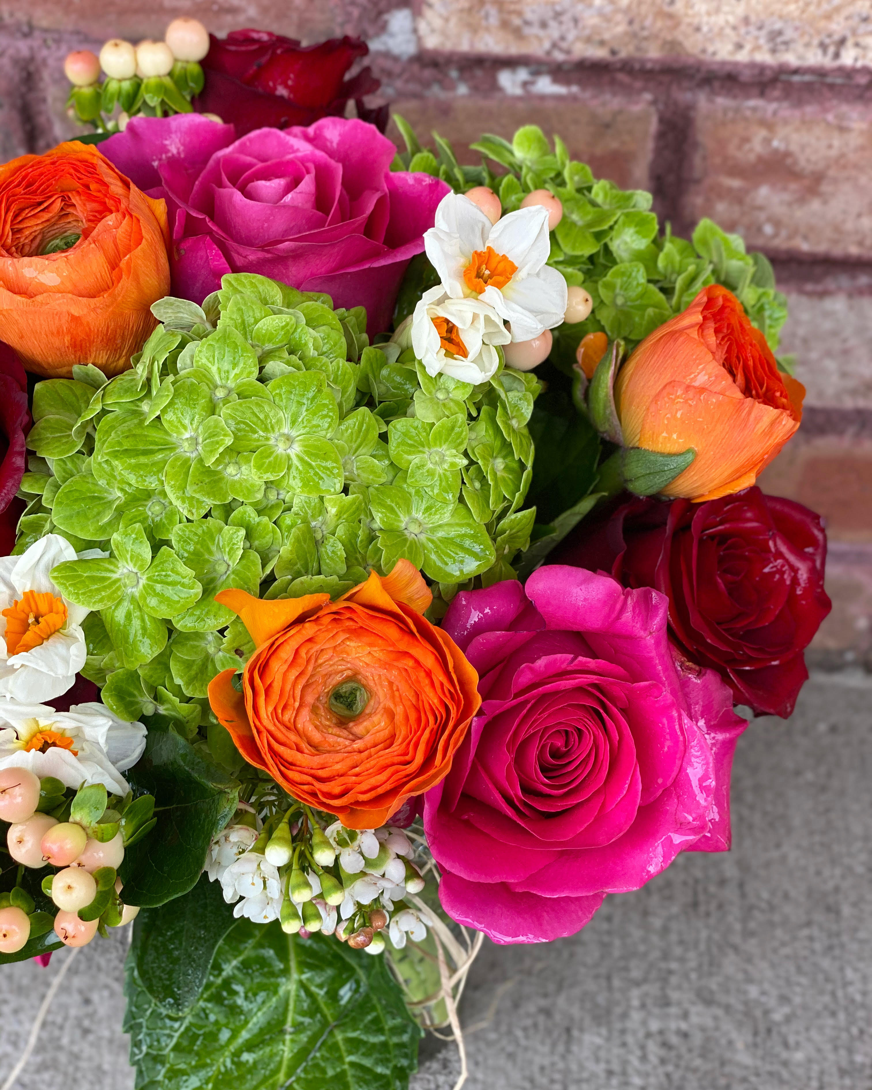 It's a Vibe  - This bright and vibrant bouquet arranged in a vase is the perfect gift for the not so traditional! 