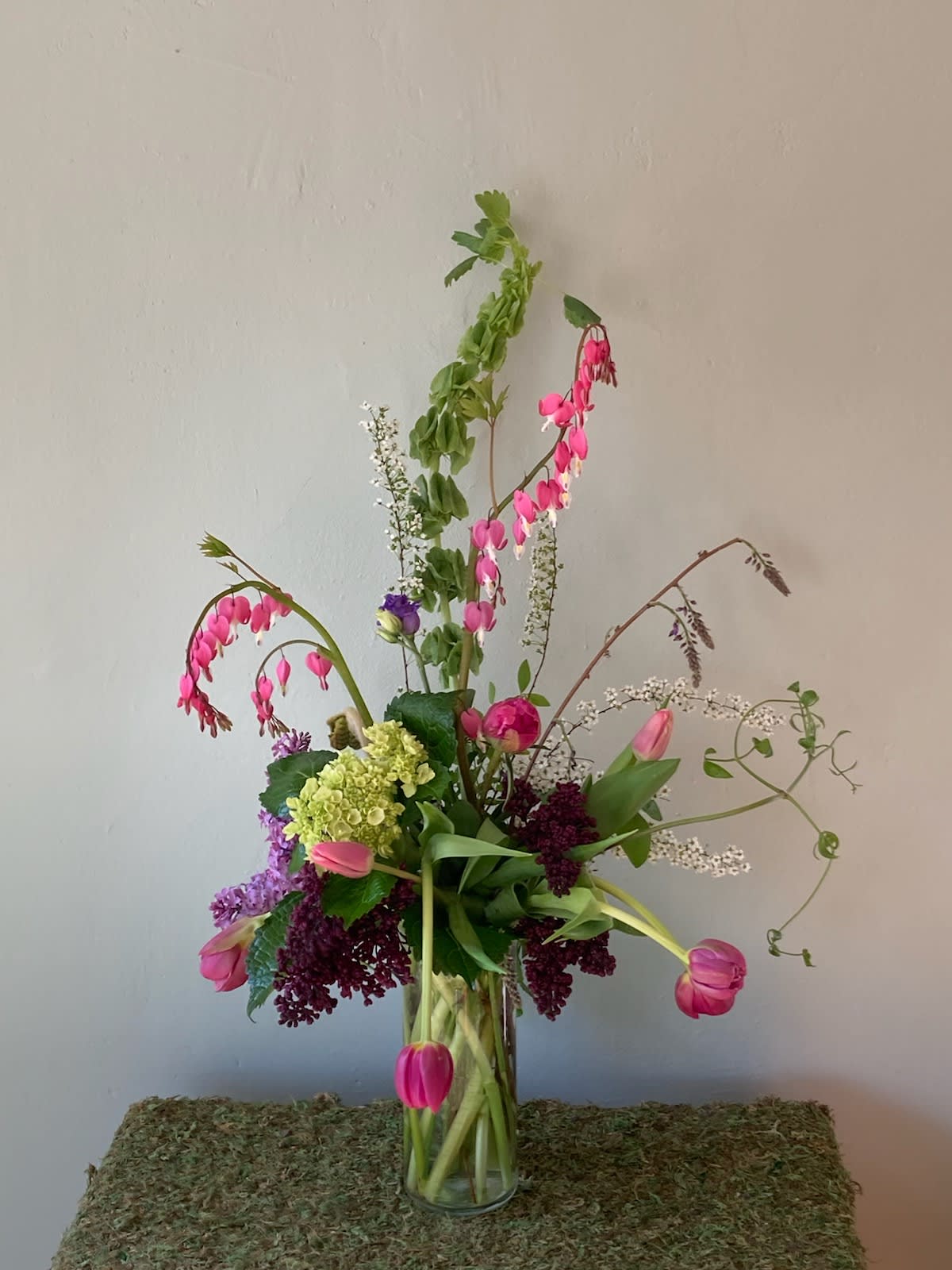Designer's Choice - A one of a kind seasonal flower arrangement beautifully designed using in season blooms in a glass vase or box.  Inspiration will come from whichever flowers are the most stunning of the season.