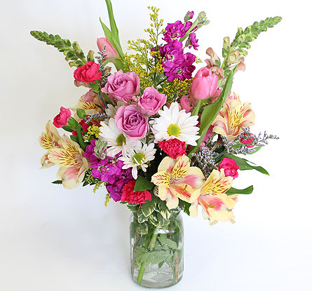 Wildflower Mason Jar By Valleygreen Flowers Gifts