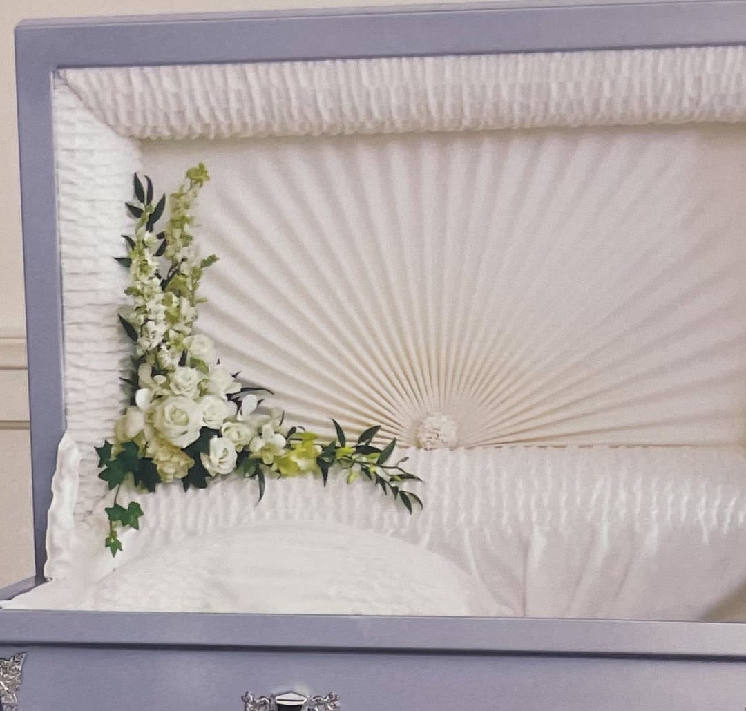 Moonlit Walk Casket Insert in Costa Mesa, CA Grand Floral Events